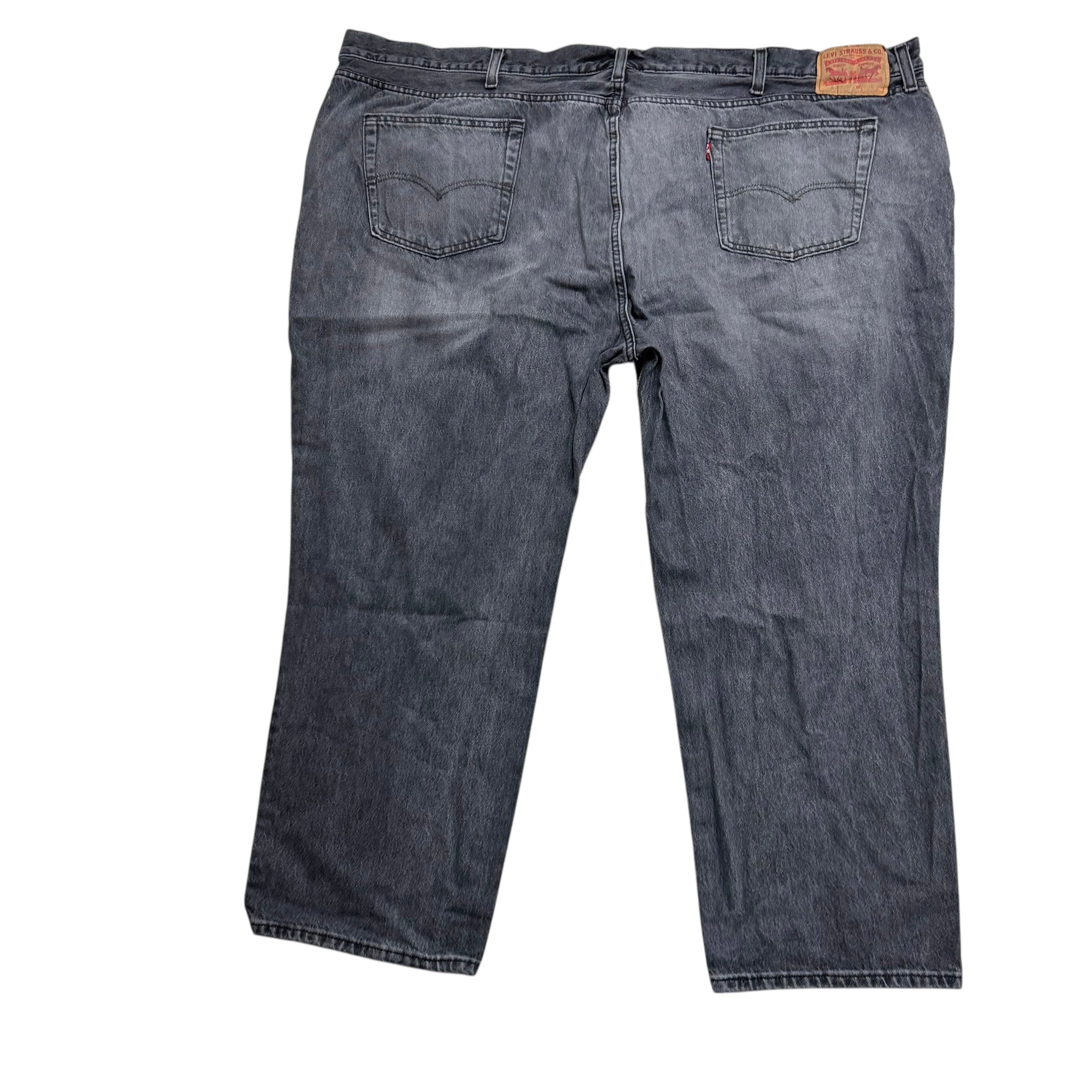 Levis 541 Jeans W54 L29 Mens Grey Athletic Tapered Fit Stretch Denim (E)