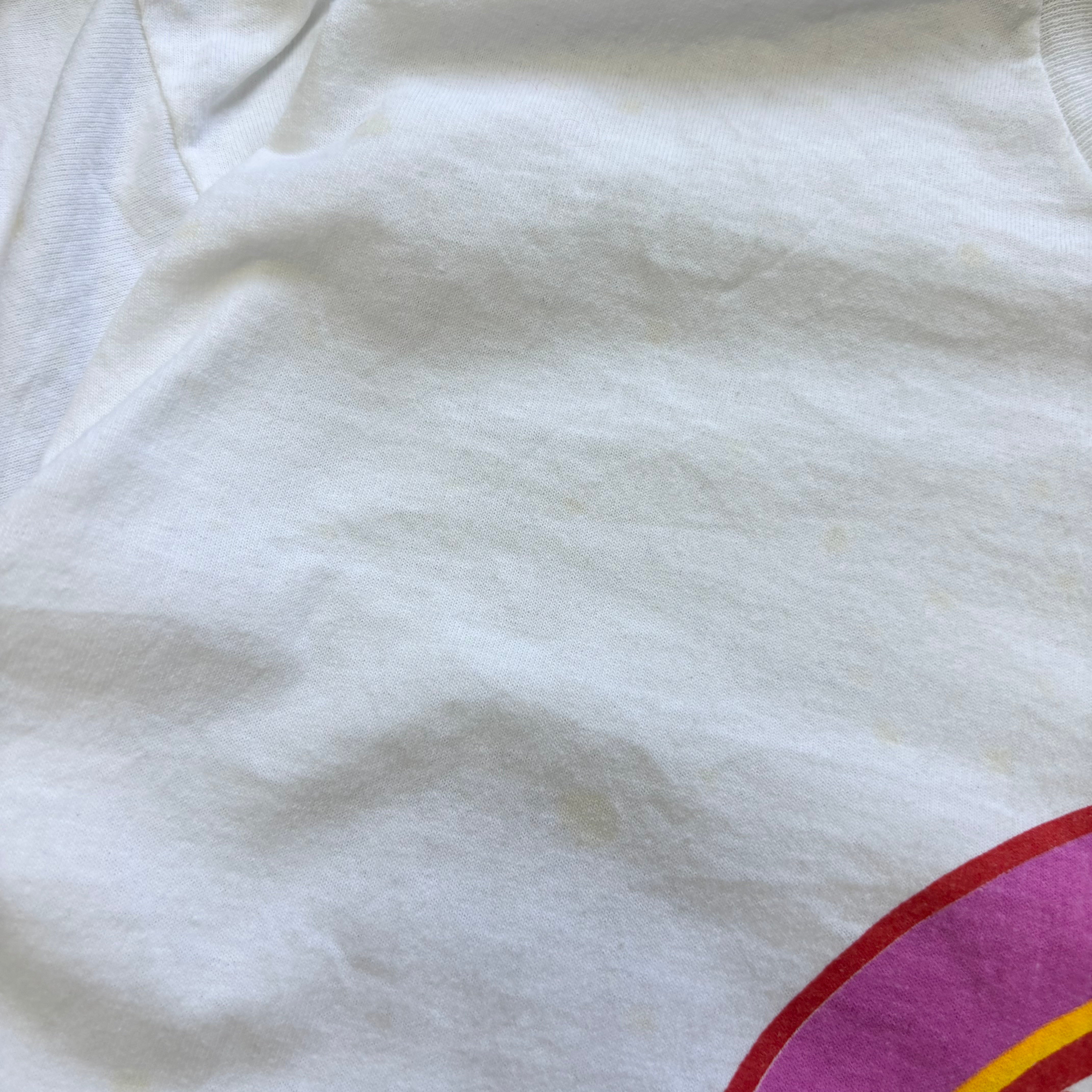 Vintage T Shirt Mens XL White Single Stitch Graphic Print 90s (F)