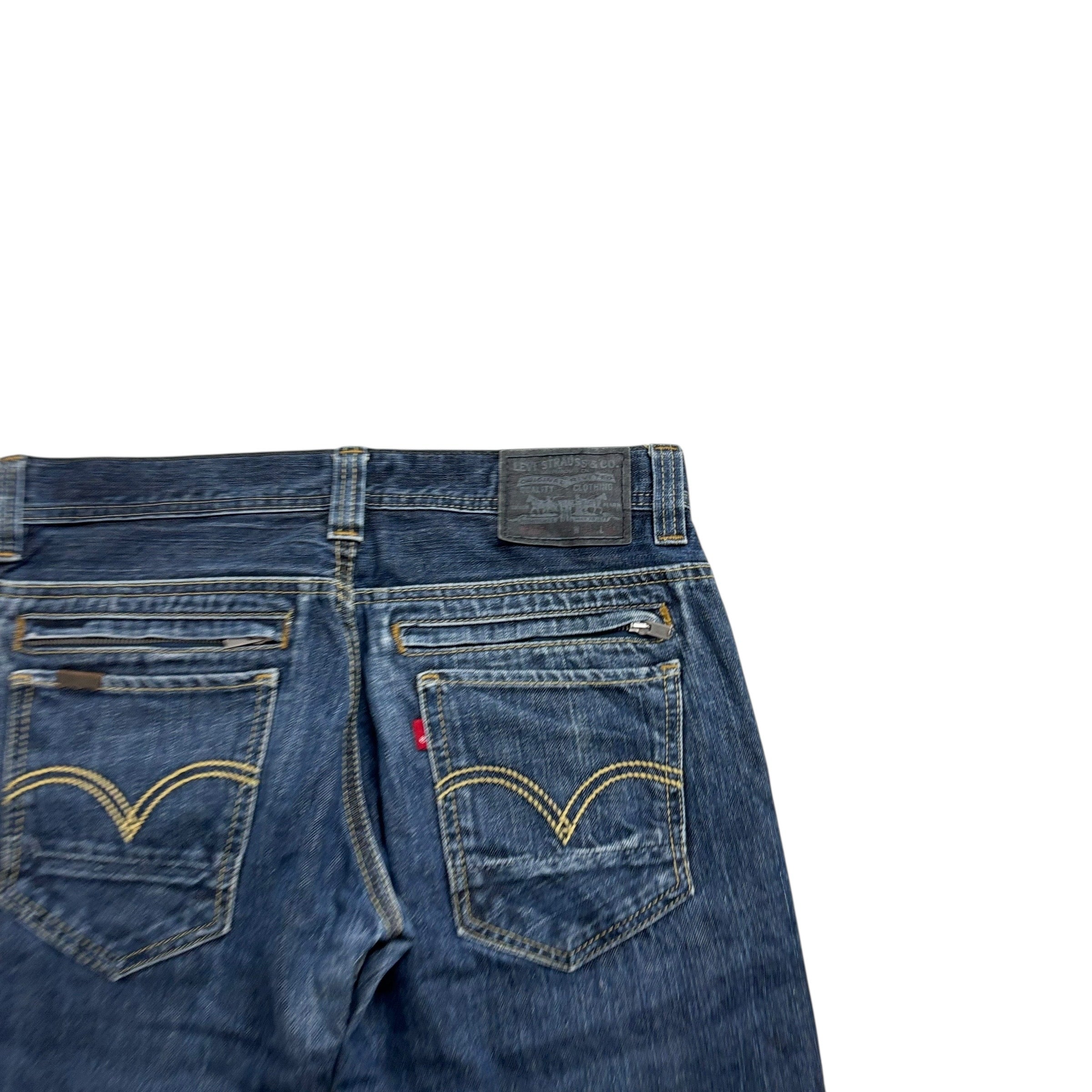 Levis 511 Jeans W33 L30 Mens Dark Blue Slim Fit Vintage Denim