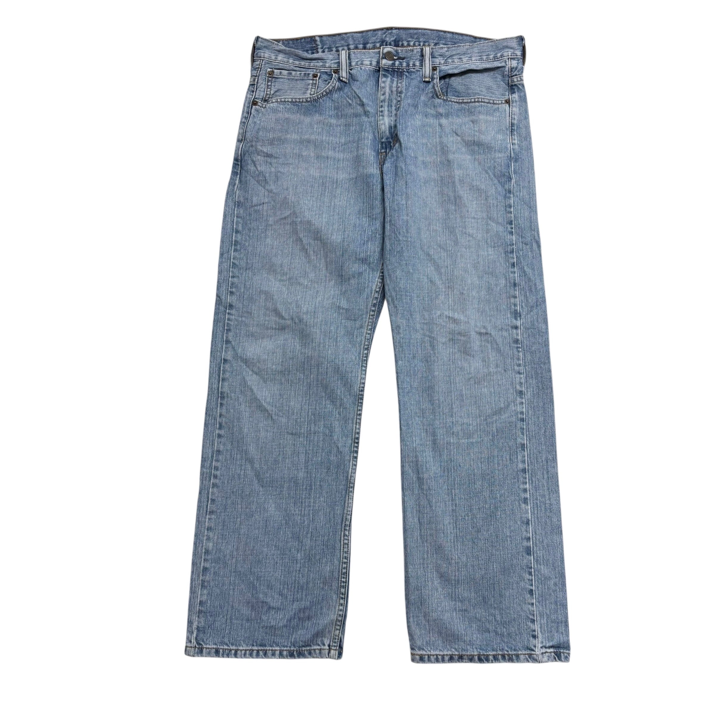 Levis 569 Jeans W36 L30 Mens Light Blue Baggy Relaxed Straight Fit Denim