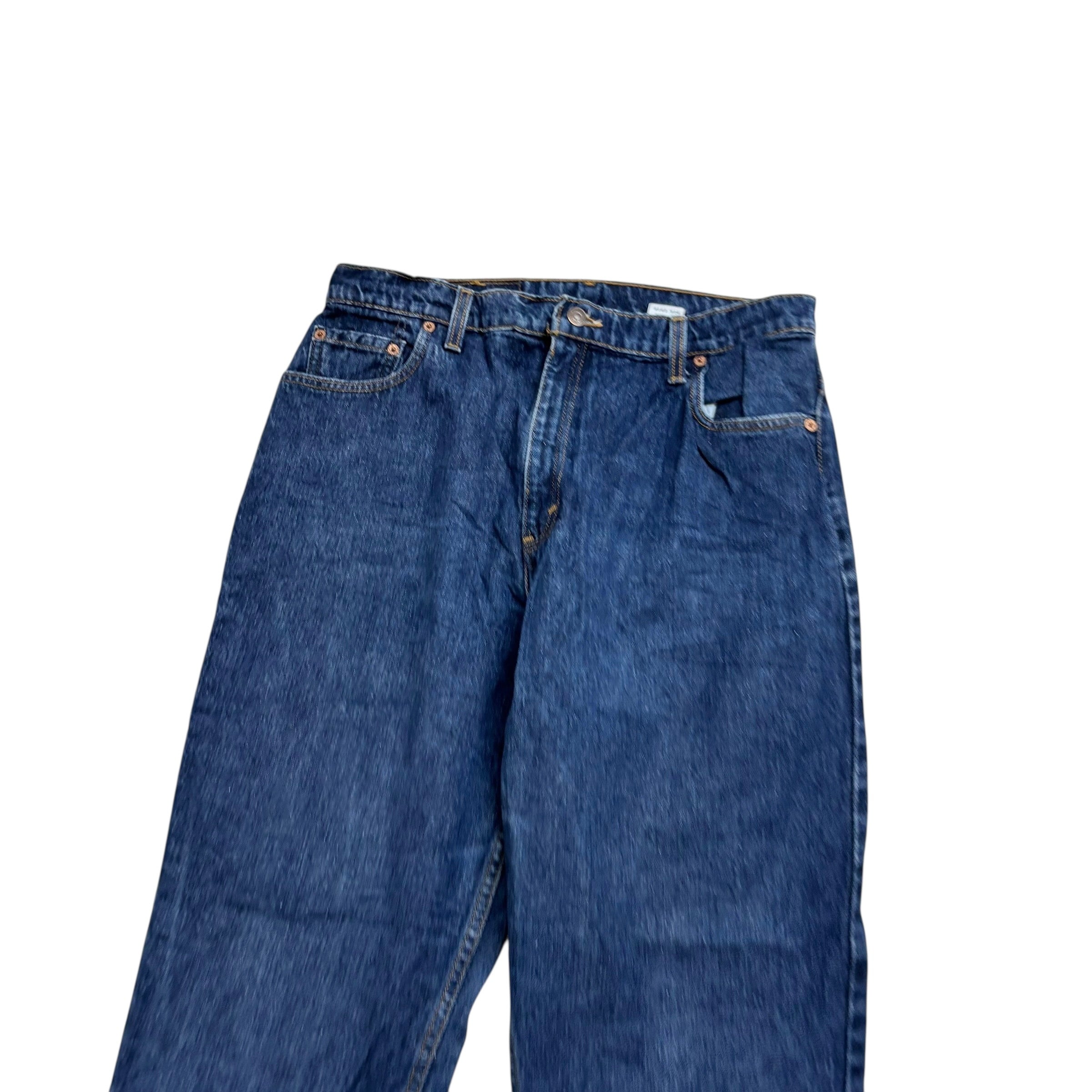 Levis 550 Jeans W32 L29 Womens Dark Blue Relaxed Tapered Vintage USA Made (E)