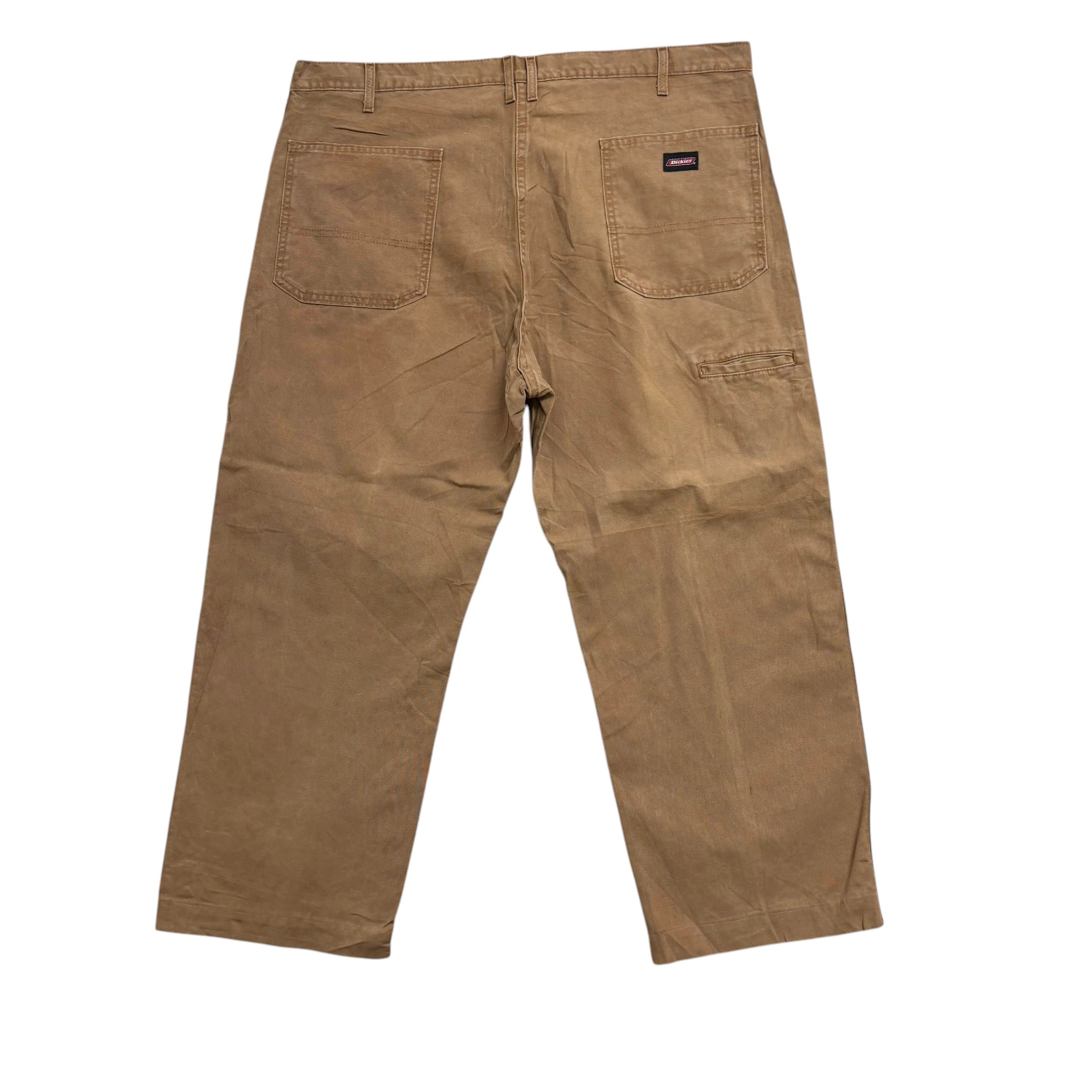 Dickies Carpenter Pants W42 L27 Mens Tan Relaxed Straight Fit Trousers Jeans