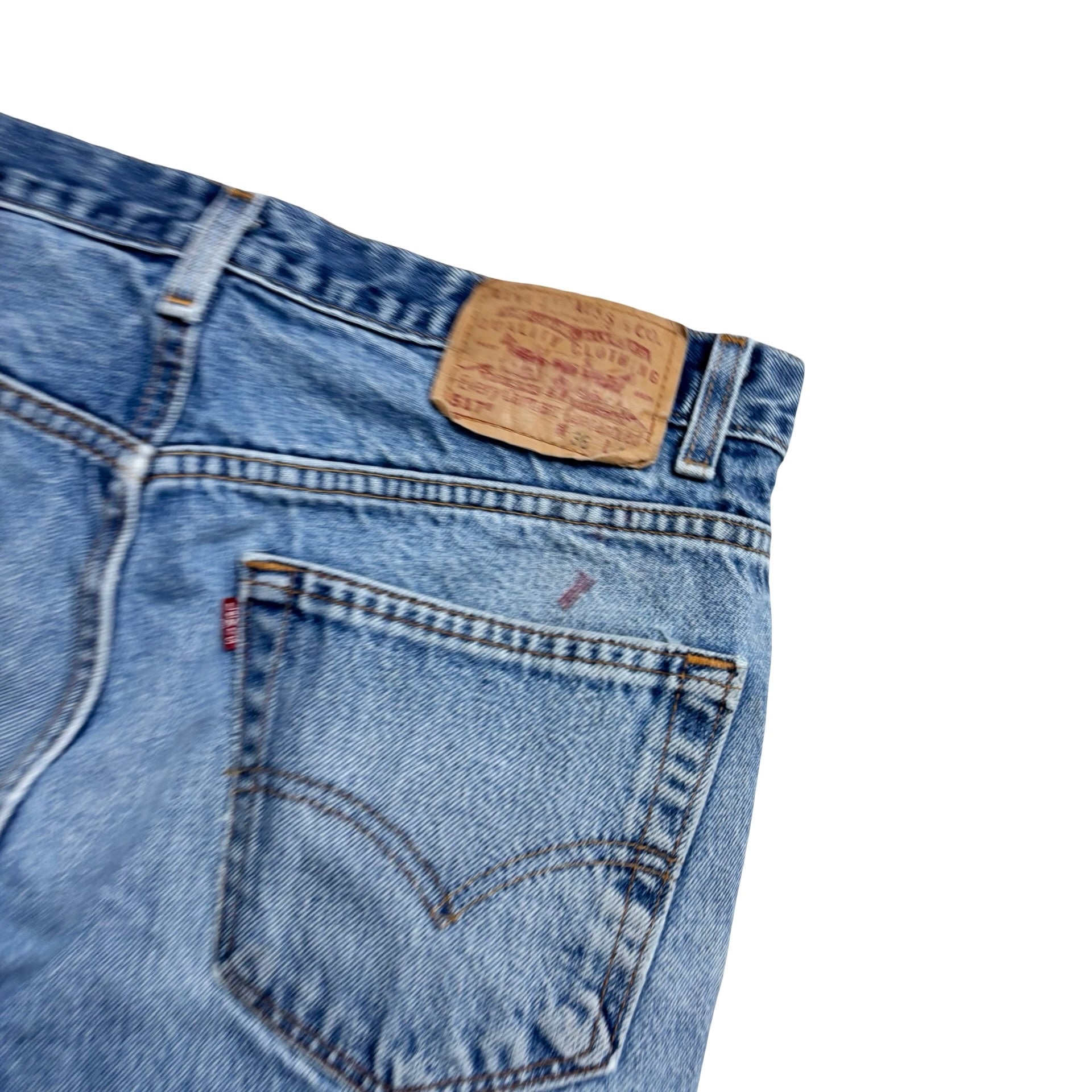 Levis 517 Jeans W34 L29 Mens Mid Blue Regular Bootcut Fit Vintage Denim (F)