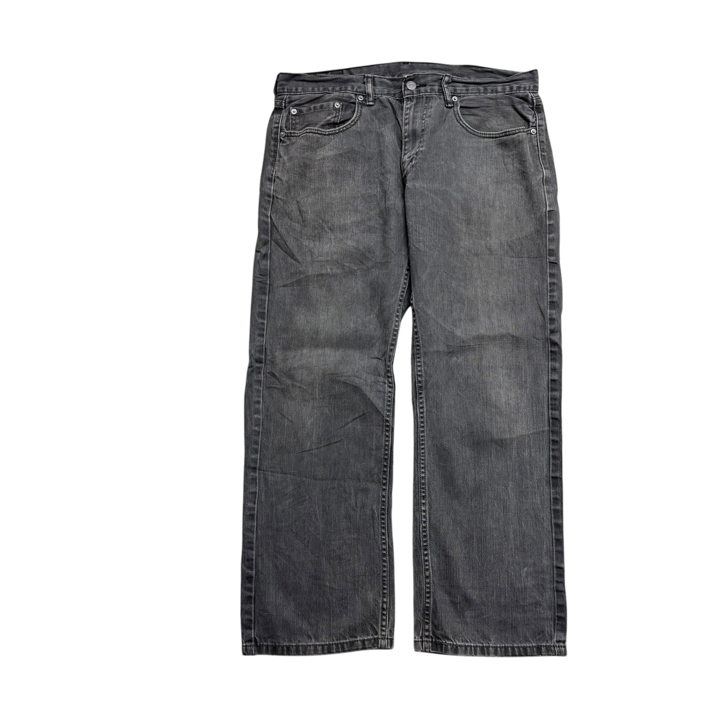 Levis 559 Jeans W34 L29 Mens Grey Baggy Relaxed Straight Fit Denim