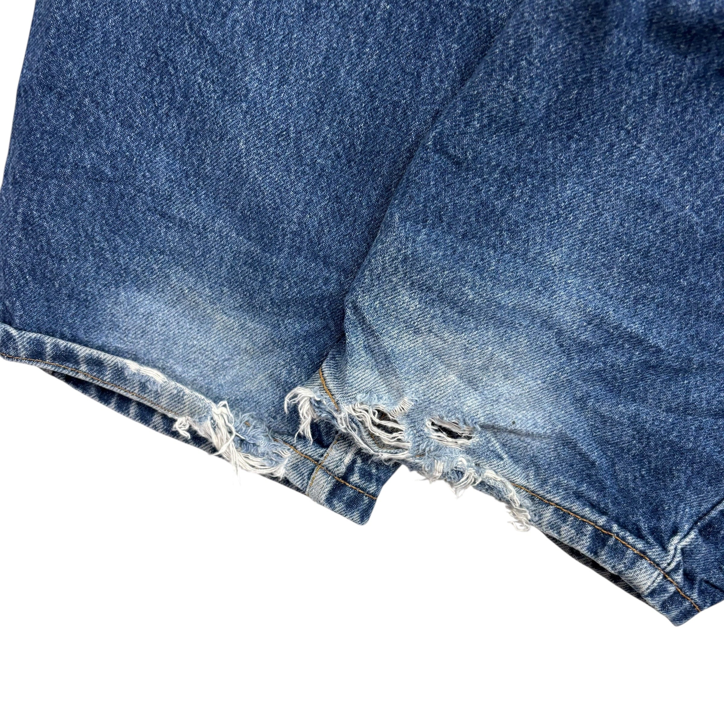 Levis 550 Jeans W36 L30 Mens Mid Blue Baggy Relaxed Straight Vintage Denim (F)