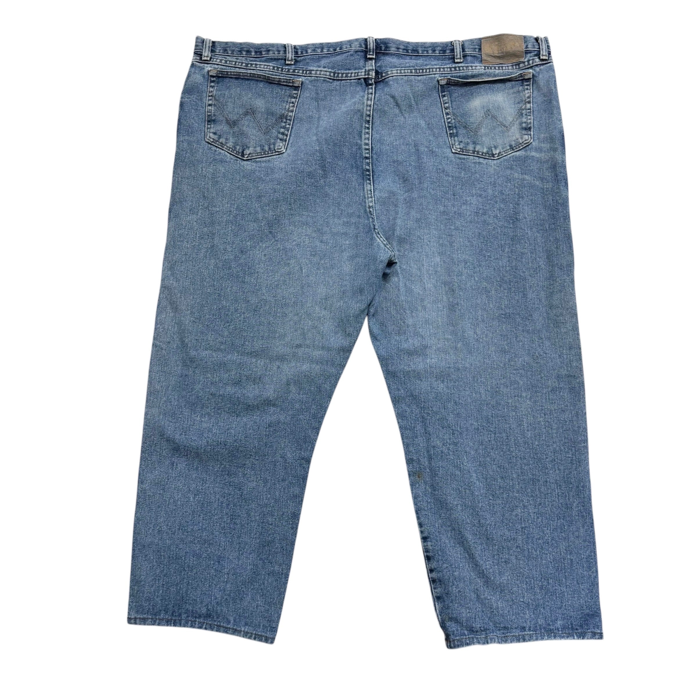 Lee Jeans W52 L27 Mens Mid Blue Relaxed Straight Fit Baggy Denim
