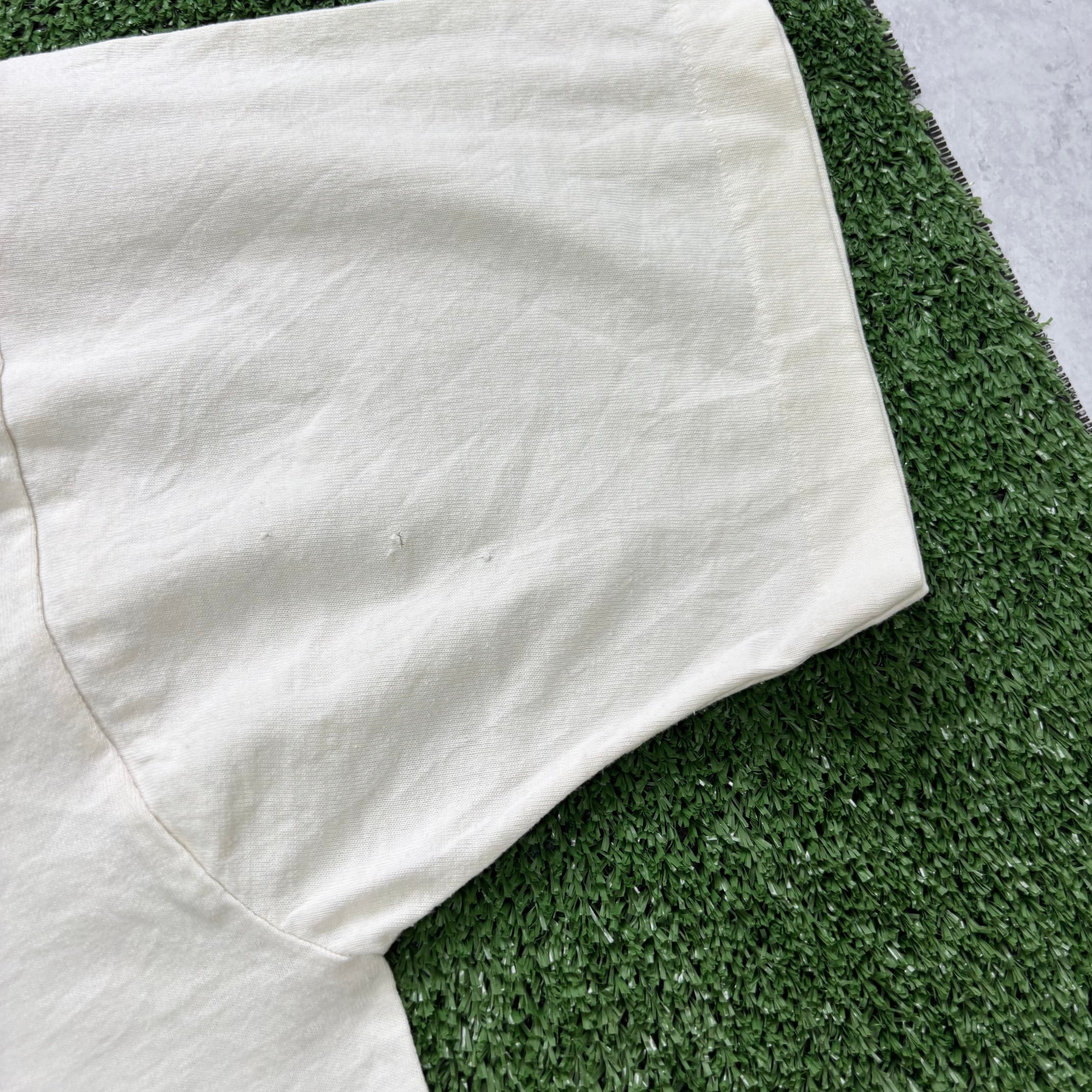 Vintage T Shirt Mens XL Beige Single Stitch Graphic Print 90s Dance (F)