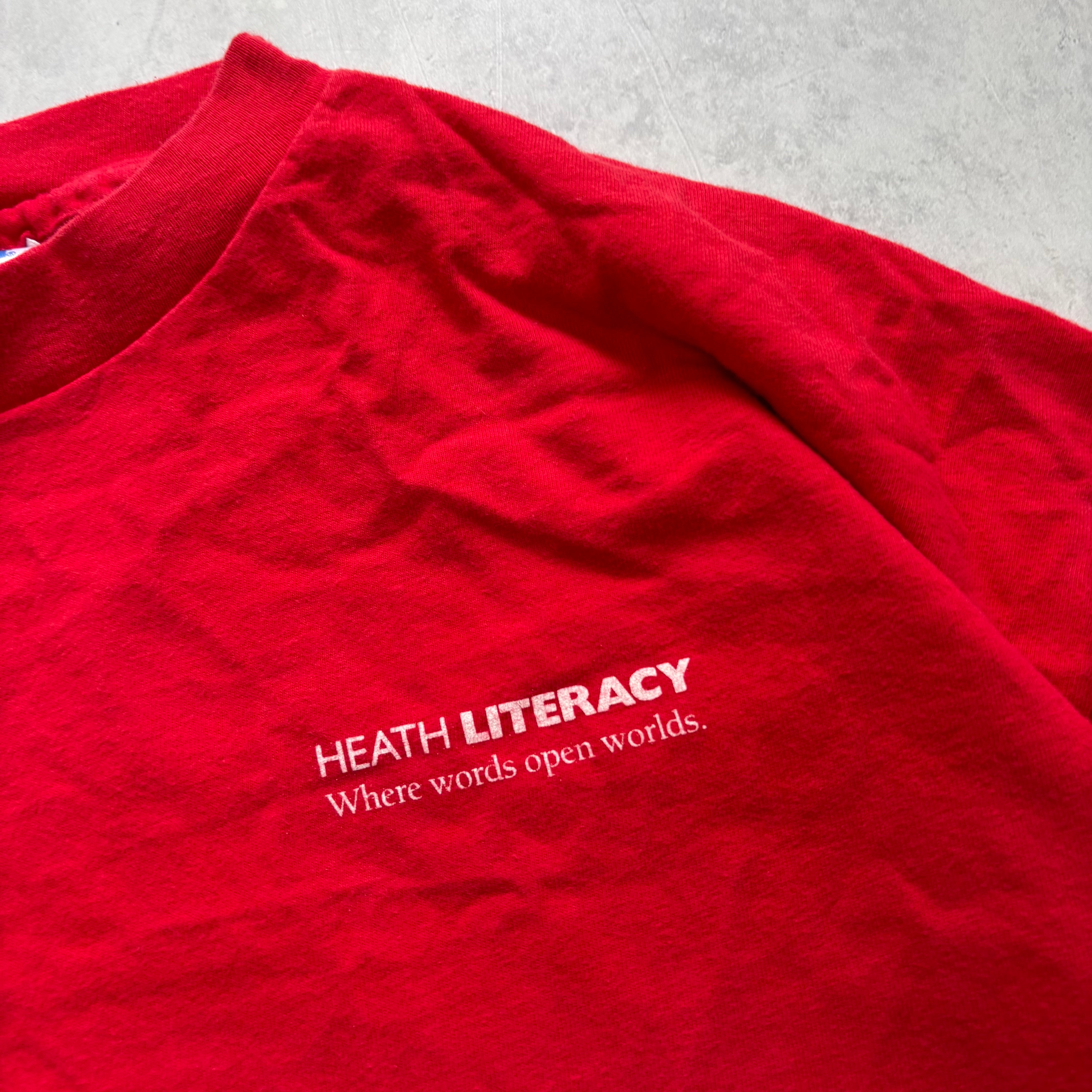 Vintage T Shirt Mens XL Red Single Stitch Graphic Print 90s USA (E)