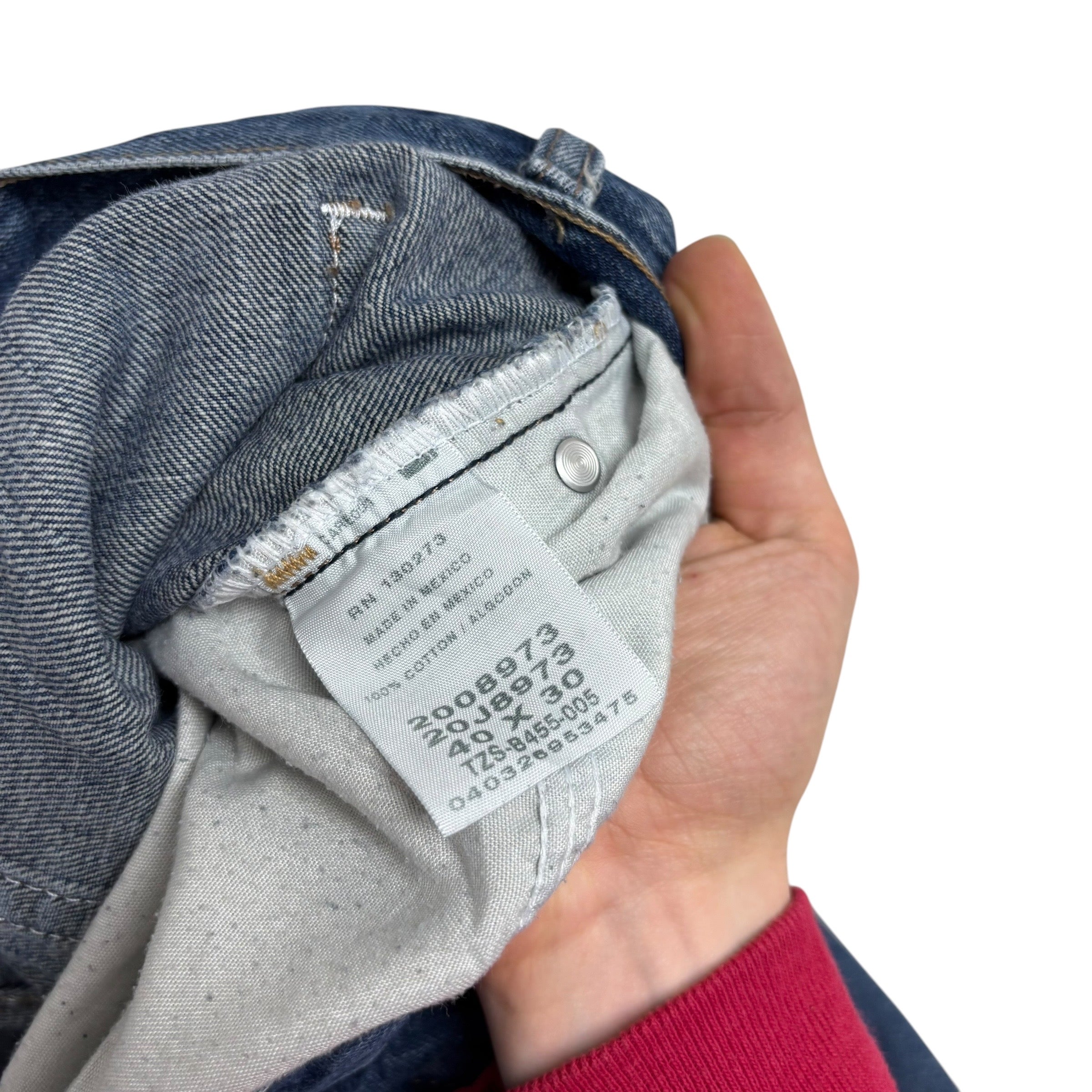 Lee Jeans W40 L30 Mens Mid Blue Regular Straight Fit Denim (E)