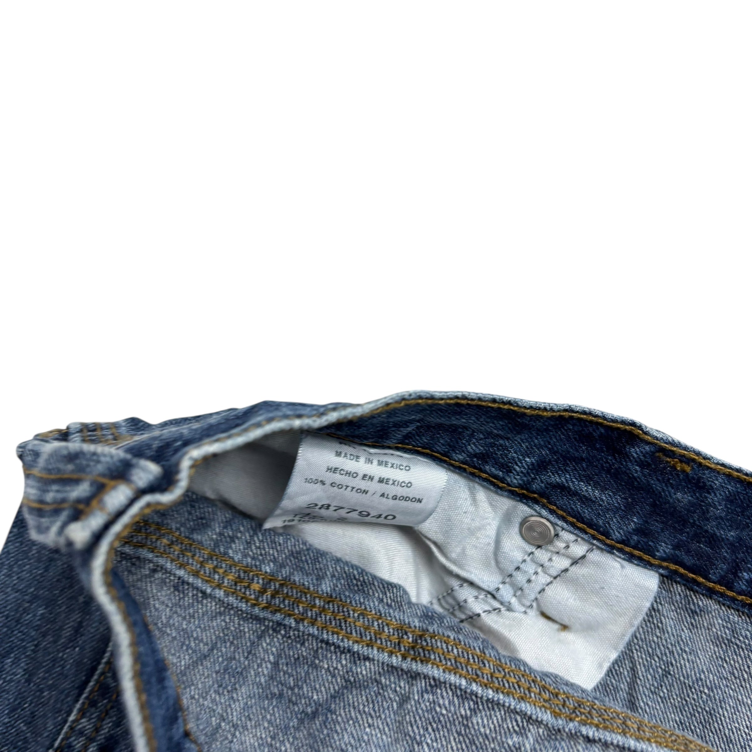 Lee Carpenter Jeans W40 L30 Mens Mid Blue Relaxed Straight Vintage Denim (F)