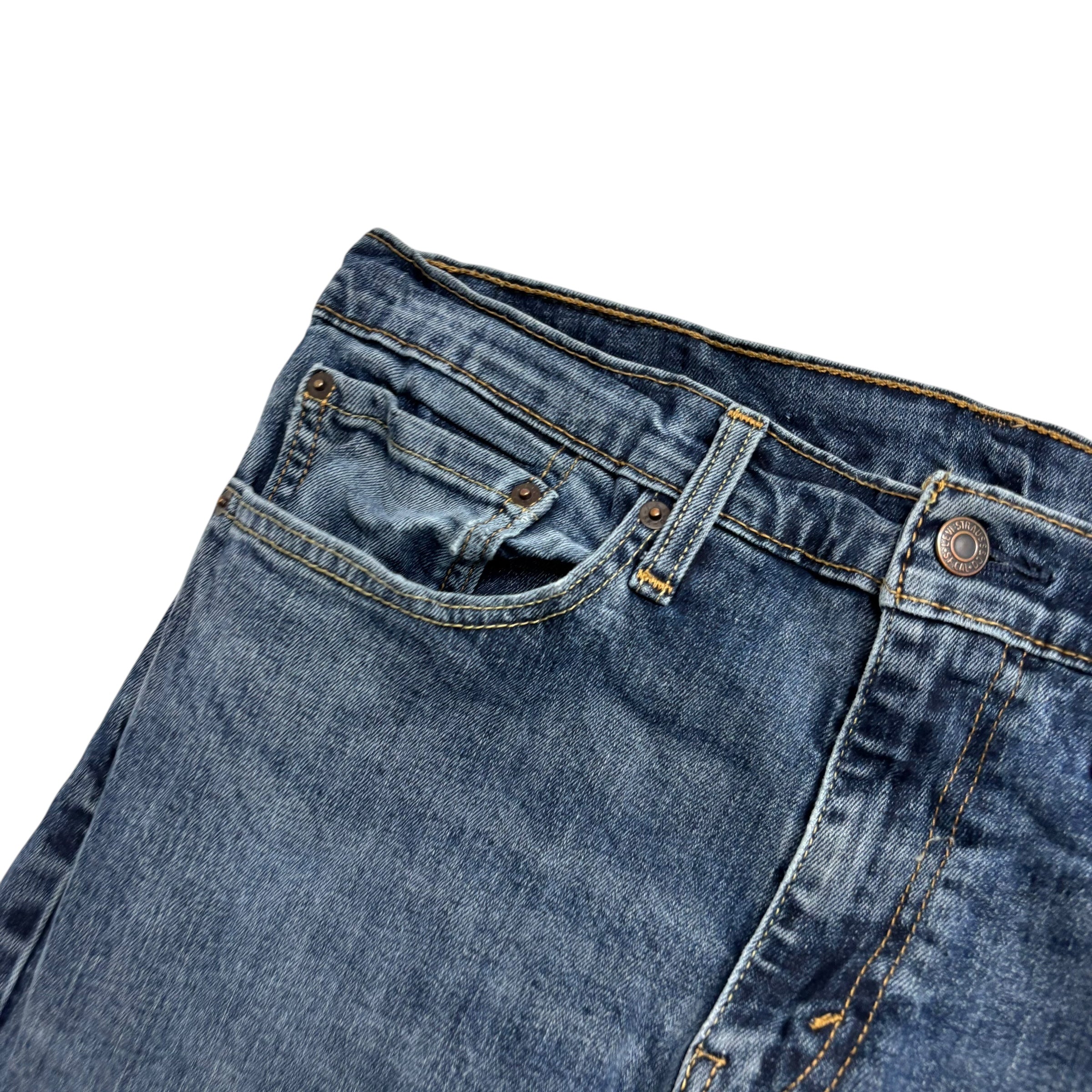 Levis 511 Jeans W34 L30 Mens Mid Blue Slim Fit Stretch Denim