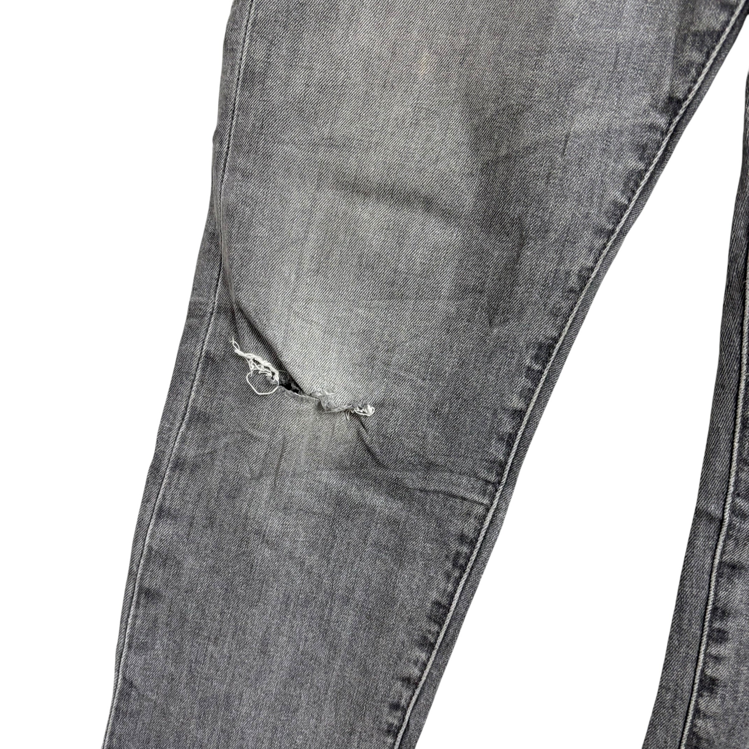 Levis 512 Jeans W32 L34 Mens Grey Slim Tapered Fit Stretch Denim (F)
