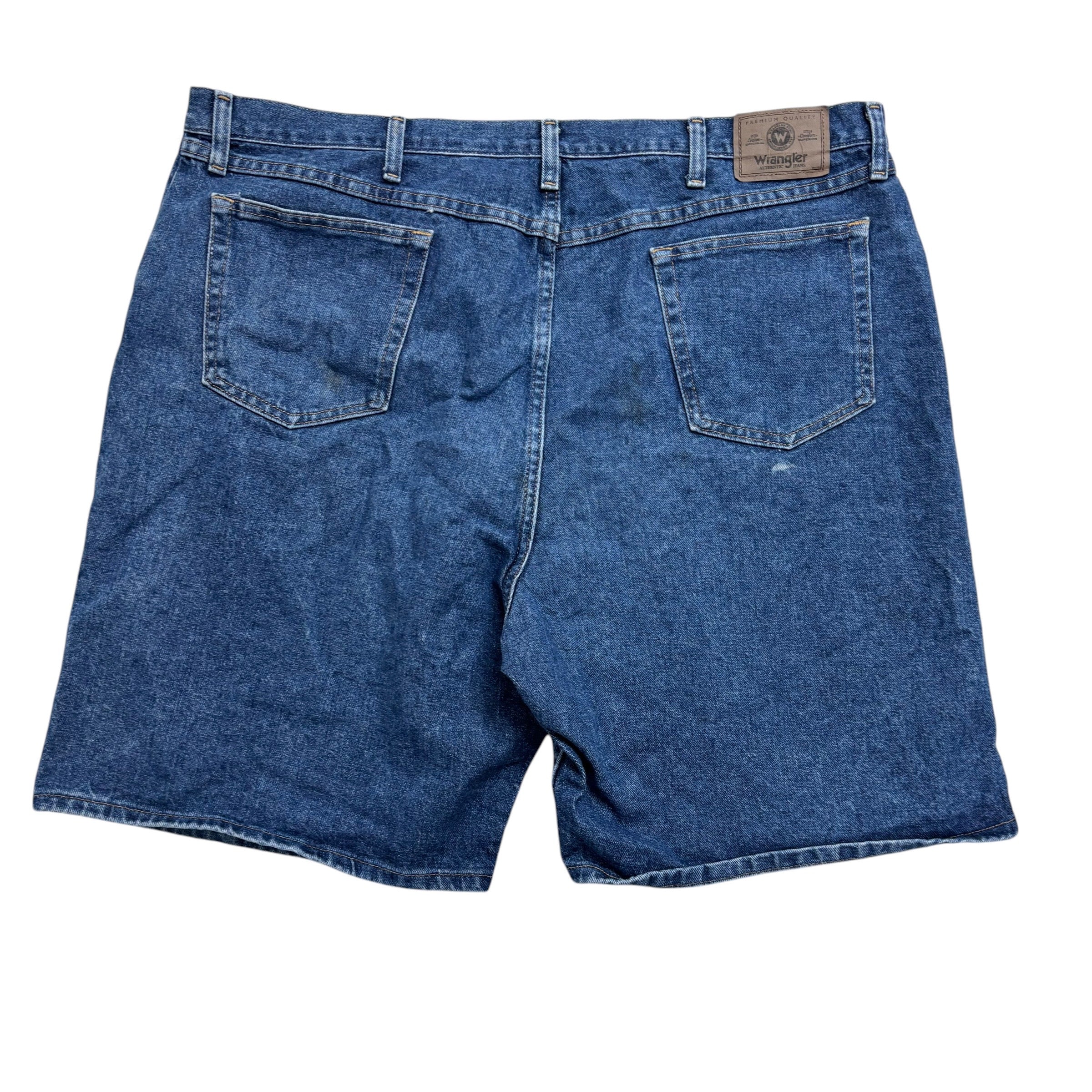 Wrangler Baggy Jorts W44 Mens Denim Shorts Mid Blue Relaxed Fit