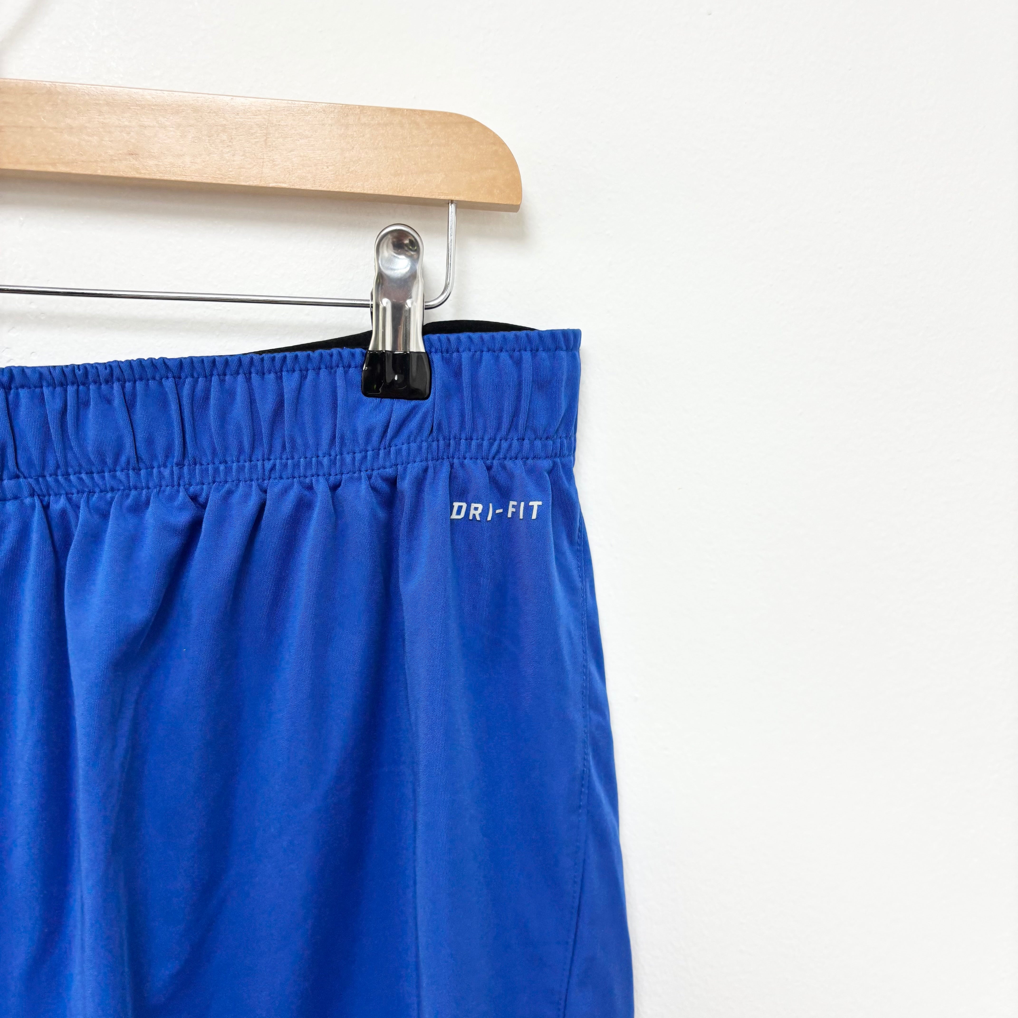 Nike Shorts Mens XL Blue Dri Fit Running Sports Gym Athletic