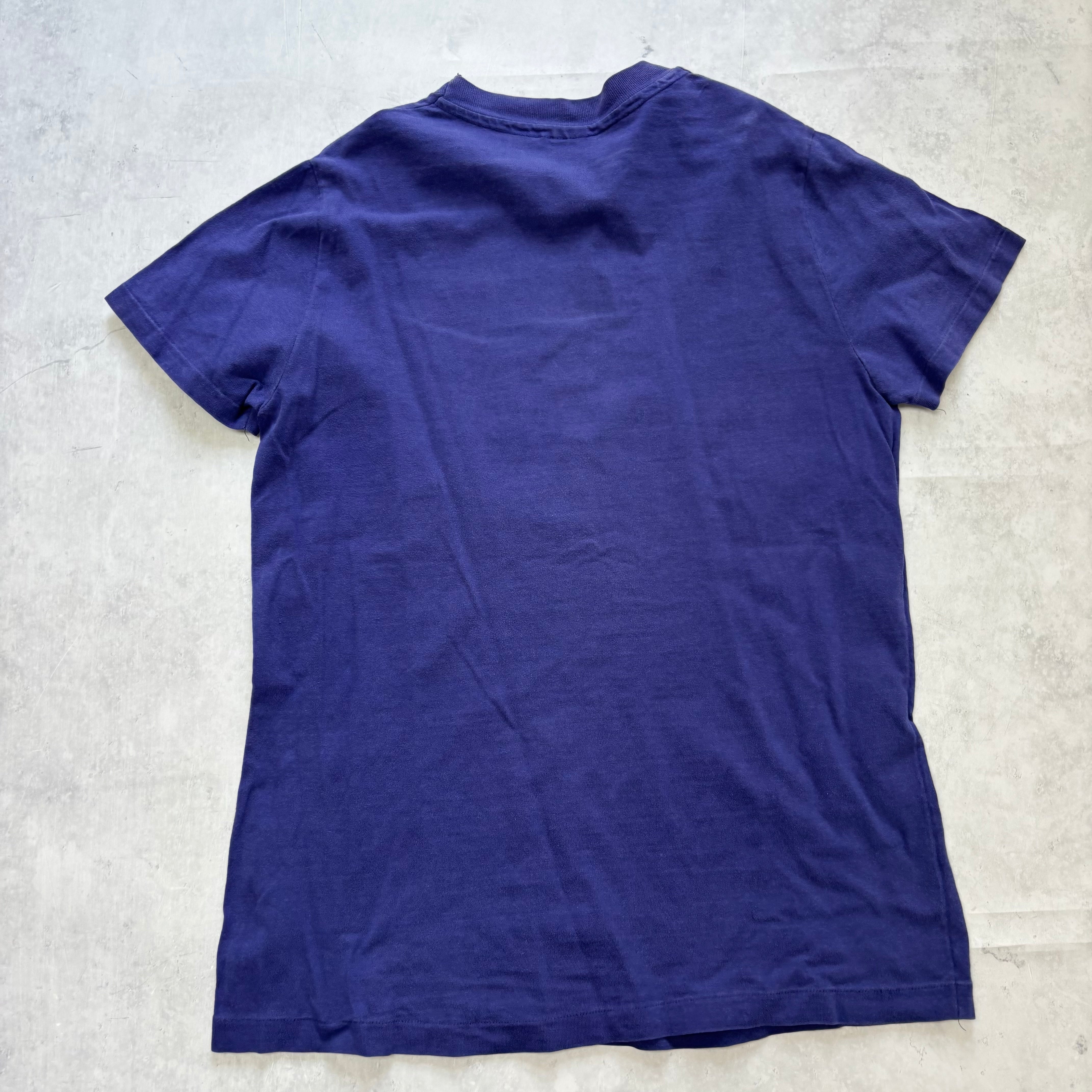 Vintage T Shirt Mens Medium Purple Single Stitch Graphic Print 90s Tourist