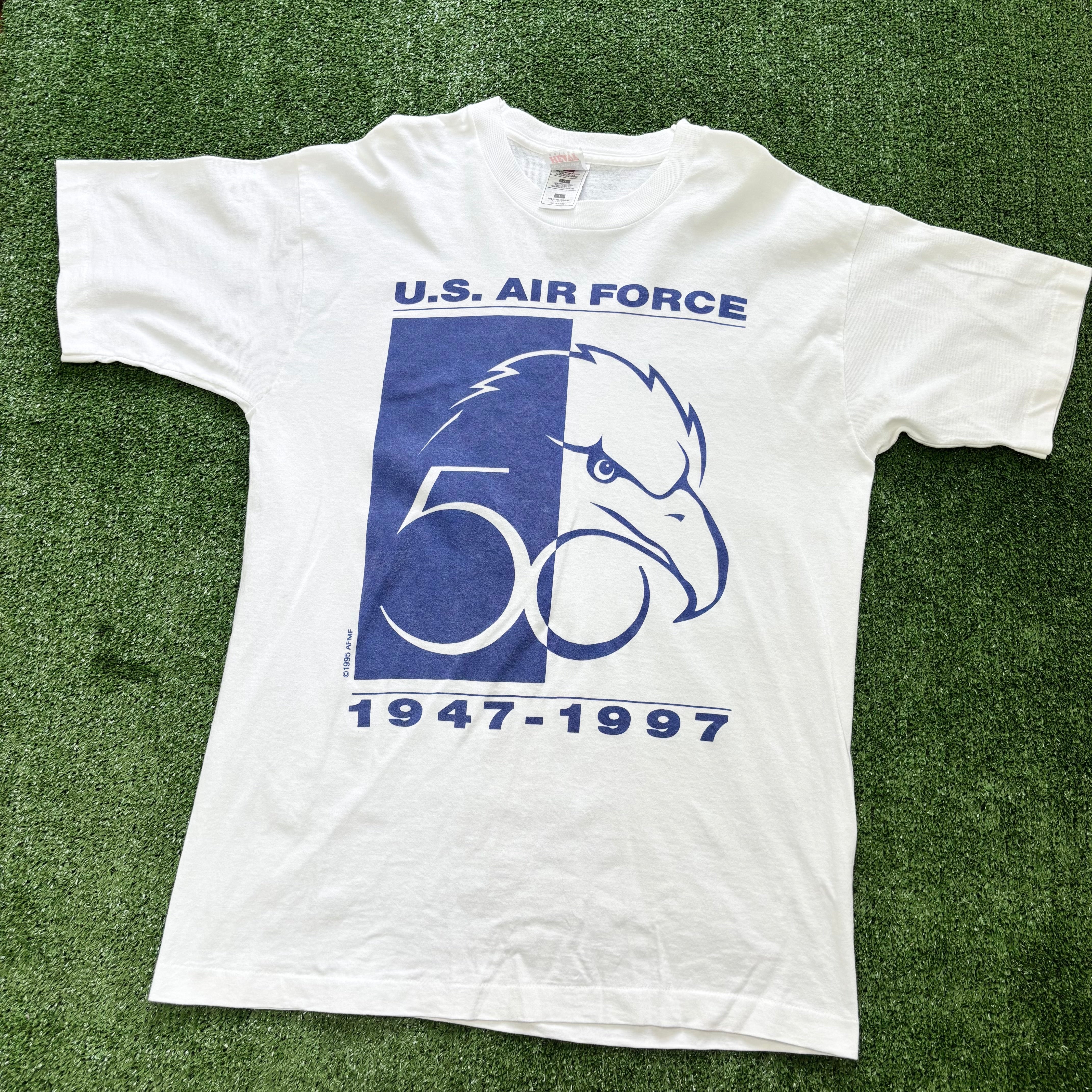 Vintage T Shirt Mens Large White Single Stitch Graphic Print 90s USA (E)