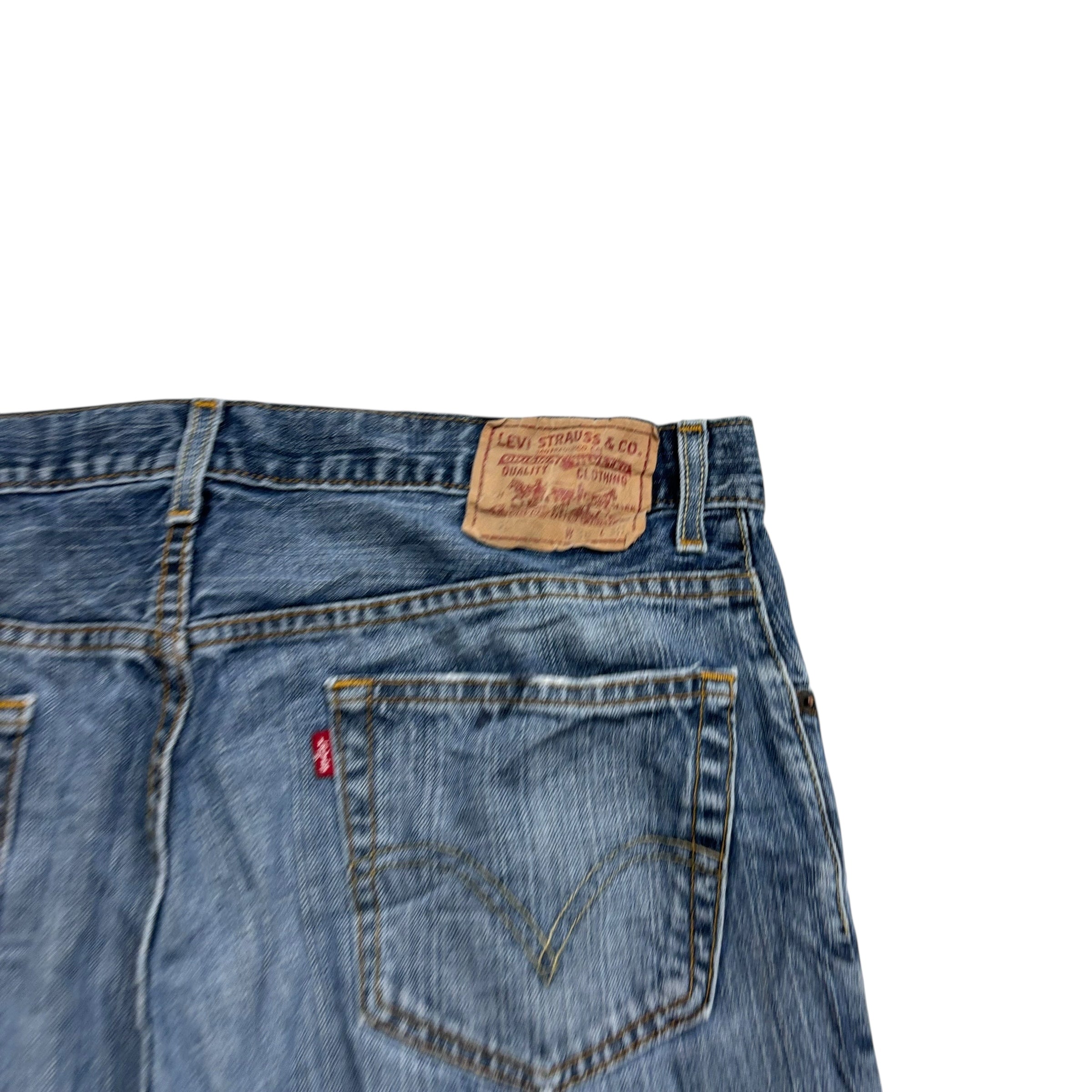 Levis 559 Jeans W36 L30 Mens Mid Blue Baggy Relaxed Straight Vintage Denim