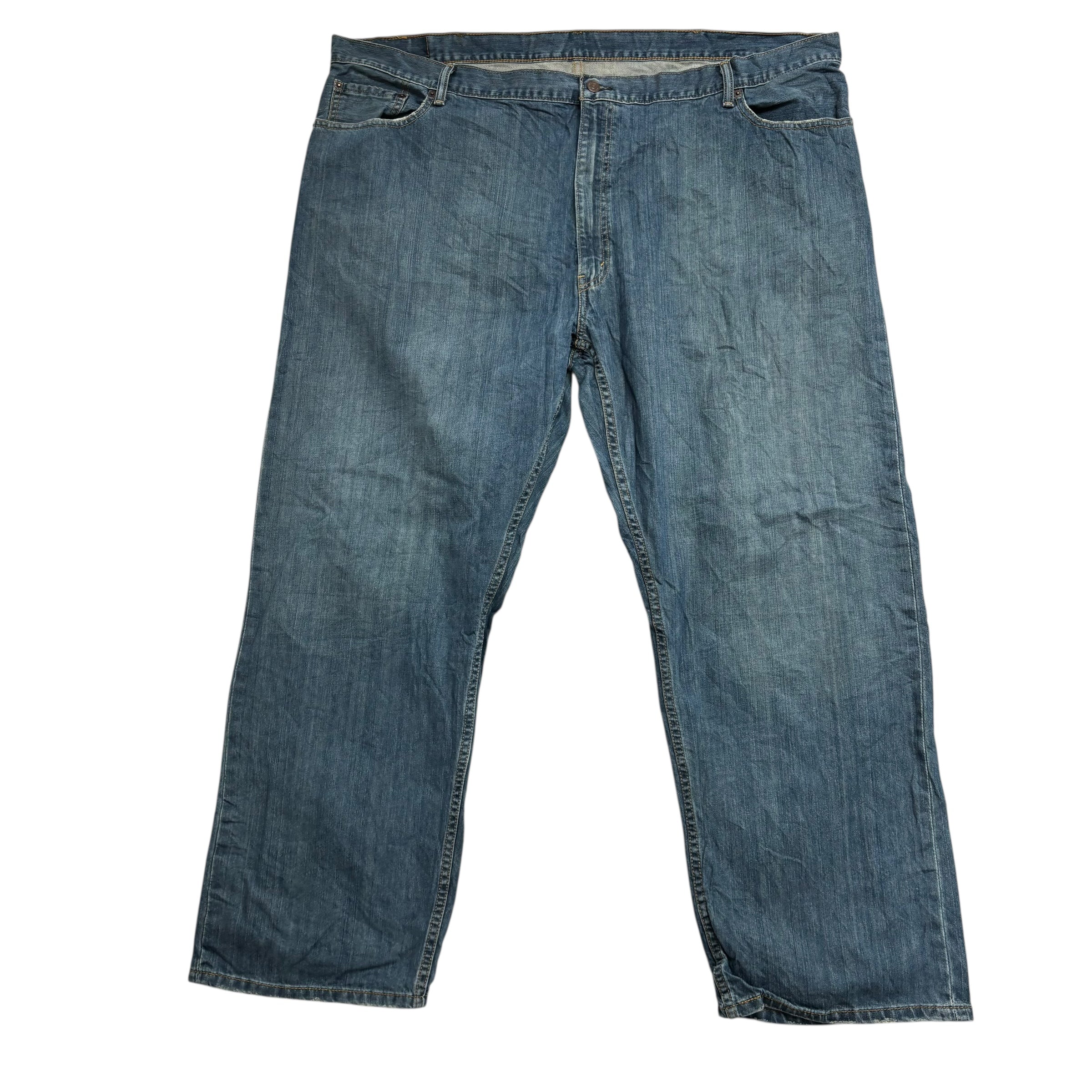 Levis 559 Jeans W50 L32 Mens Dark Blue Baggy Relaxed Straight Fit Denim (E)