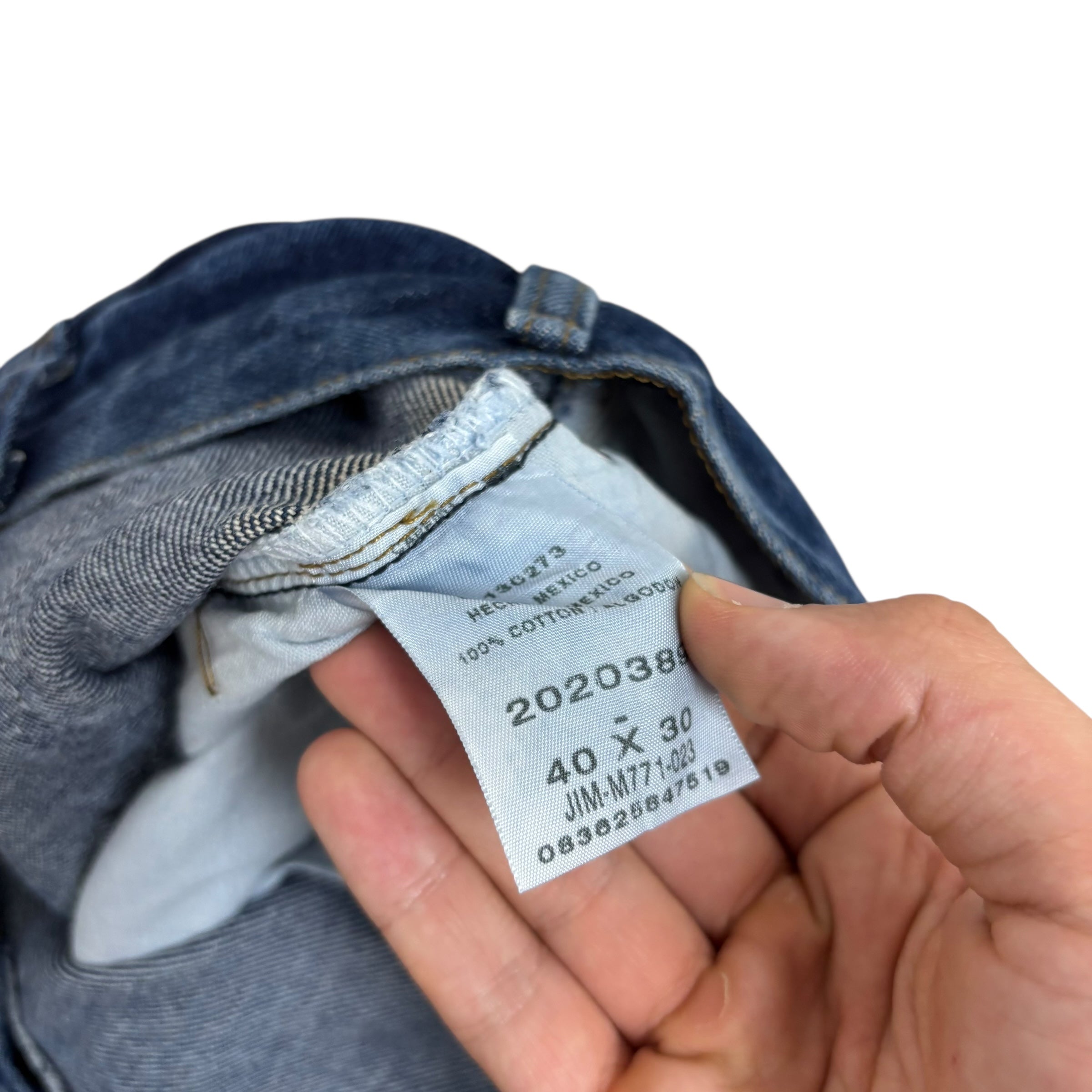 Lee Jeans W40 L30 Mens Dark Blue Relaxed Straight Fit Vintage Denim (E)