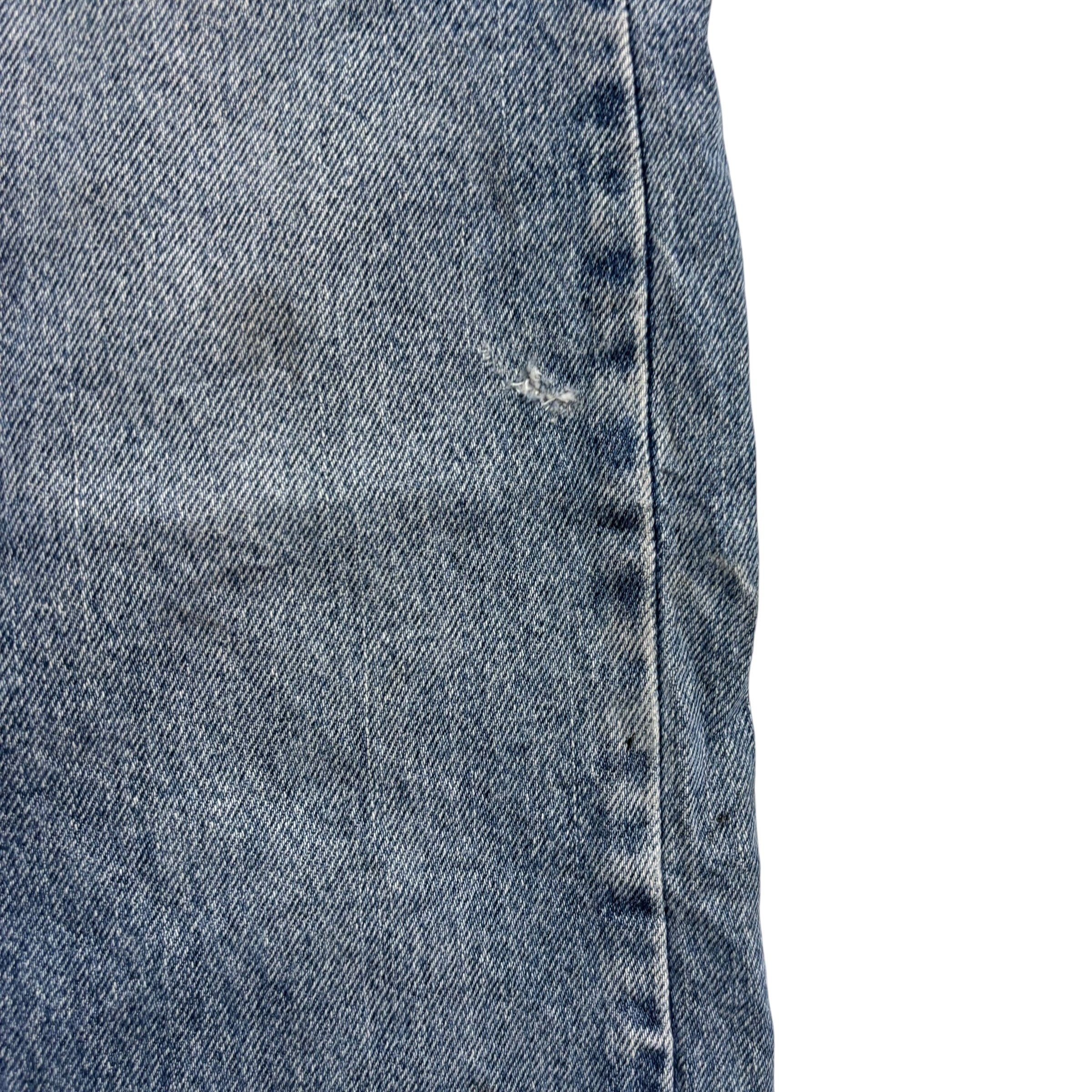 Levis 505 Jeans W40 L30 Mens Mid Blue Regular Straight Fit Vintage Denim (F)