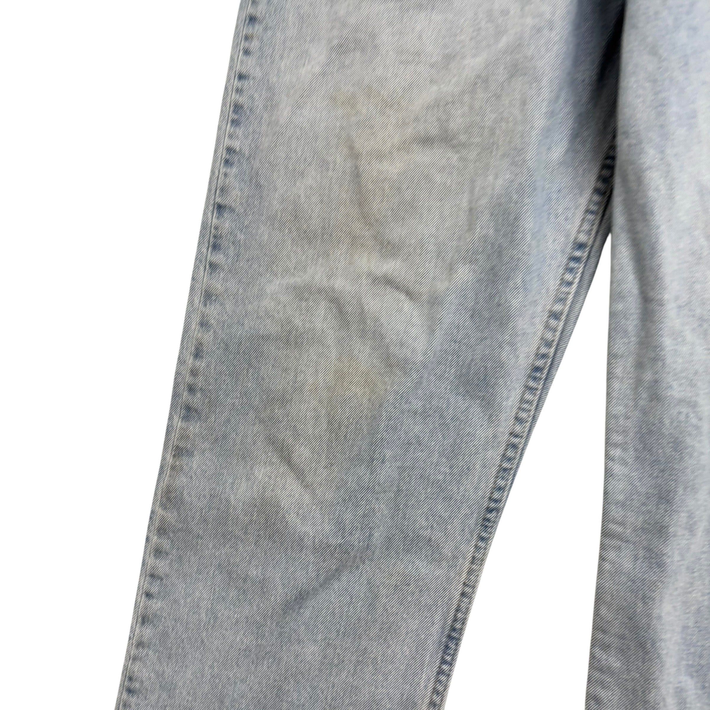 Wrangler Jeans W38 L34 Mens Light Blue Regular Straight Fit Stretch Denim (F)