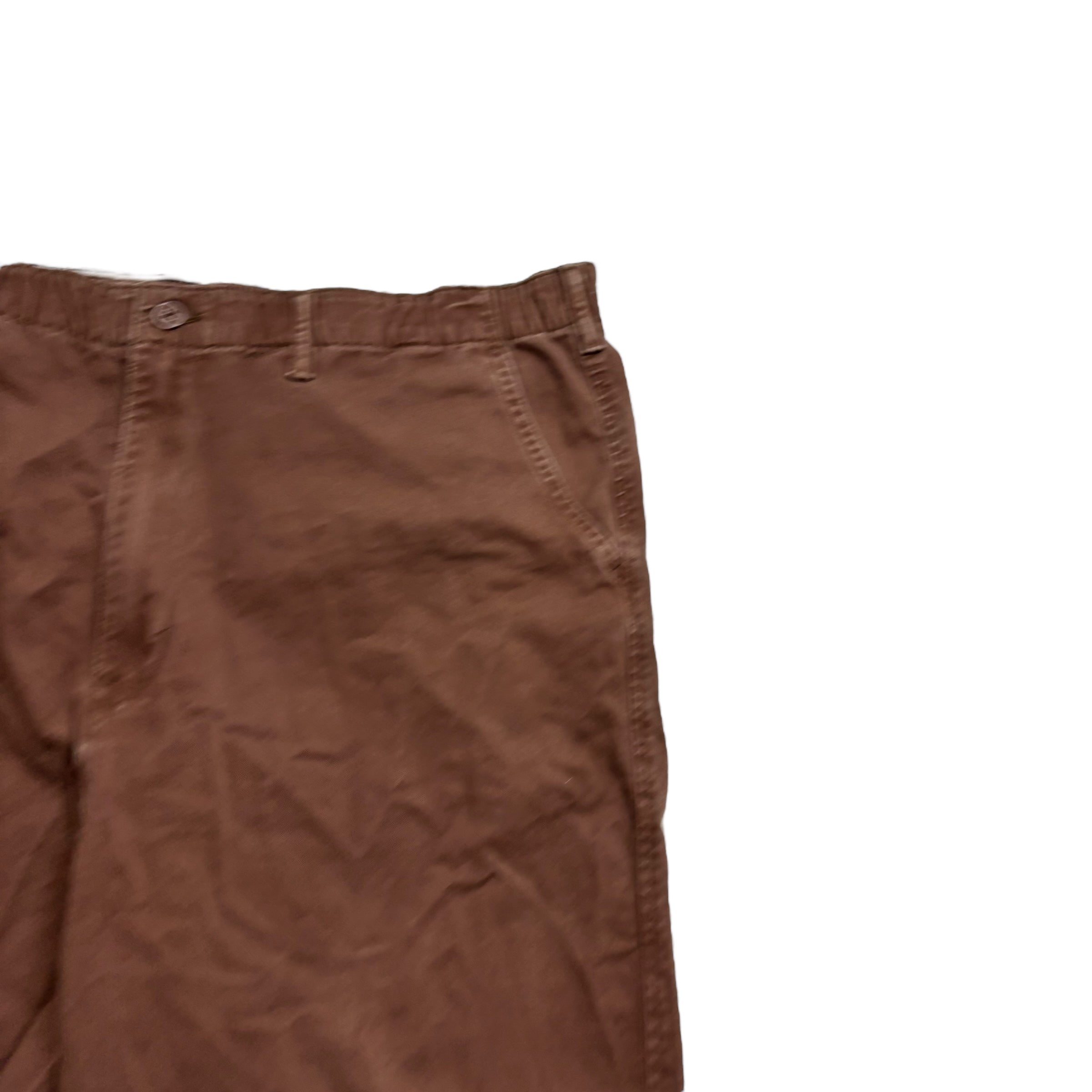 Levis XX Chino EZ Trousers XXL Mens Brown Regular Tapered Fit Stretch
