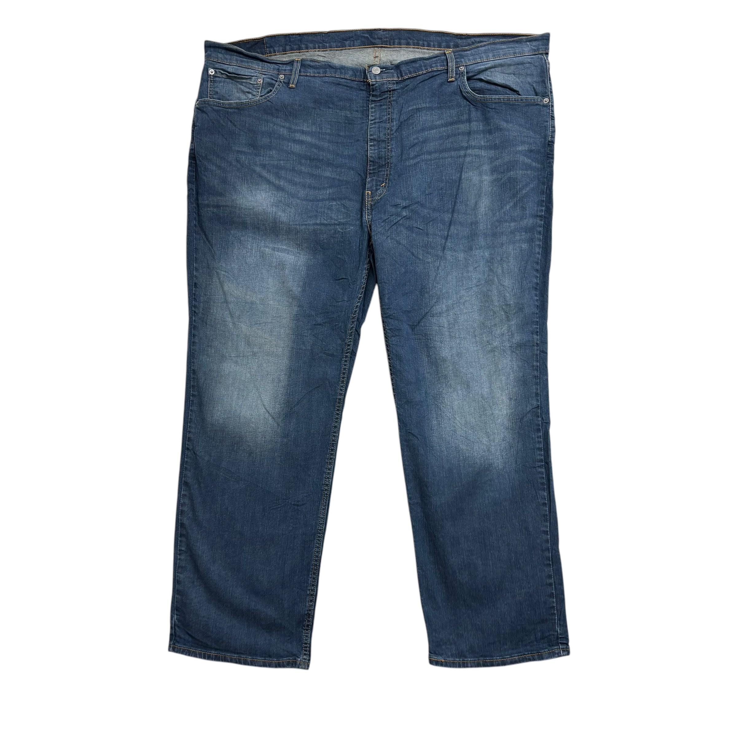 Levis 559 Jeans W50 L32 Mens Dark Blue Baggy Relaxed Straight Stretch Denim (E)