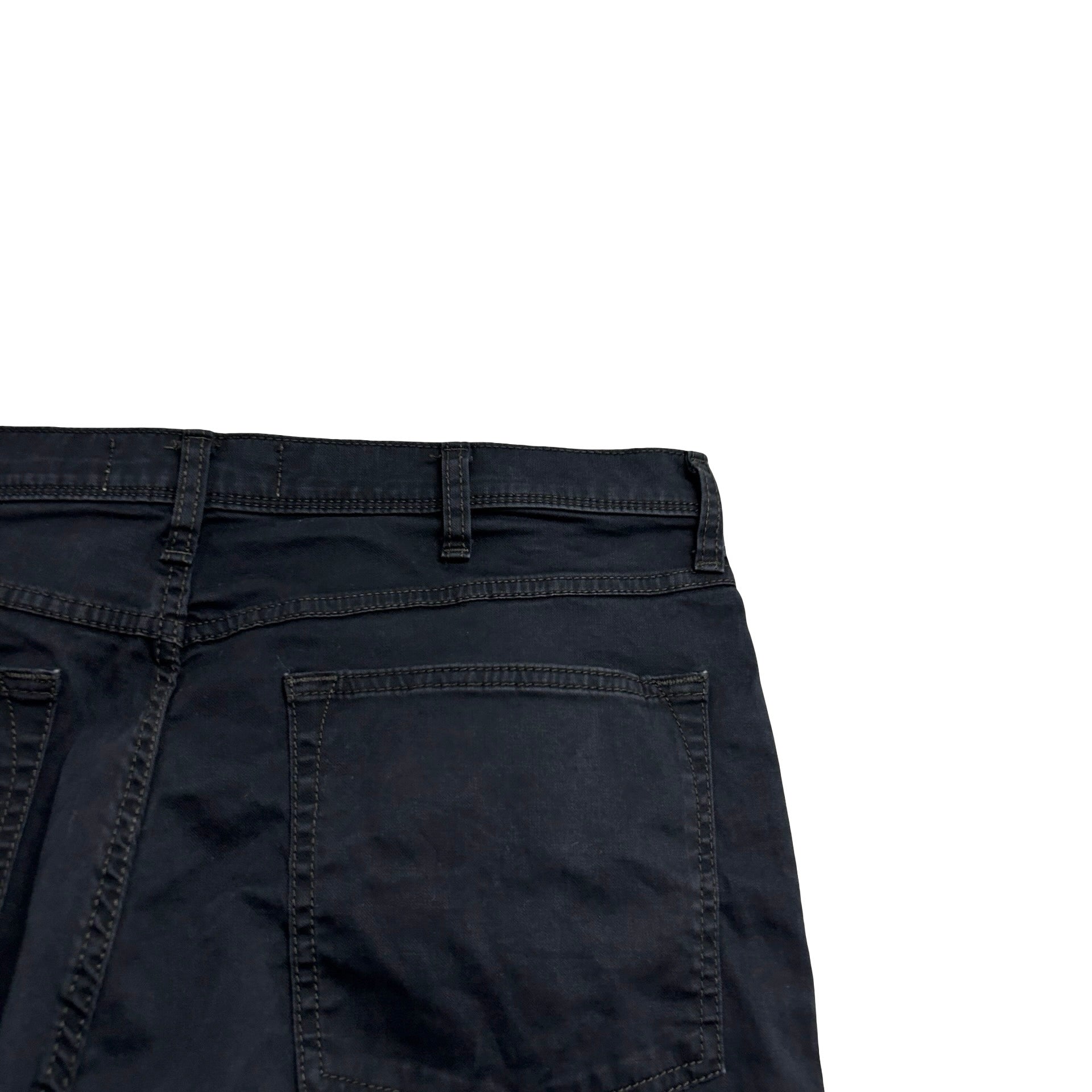 Wrangler Trousers W40 L32 Mens Black Regular Straight Fit Stretch Pants (E)