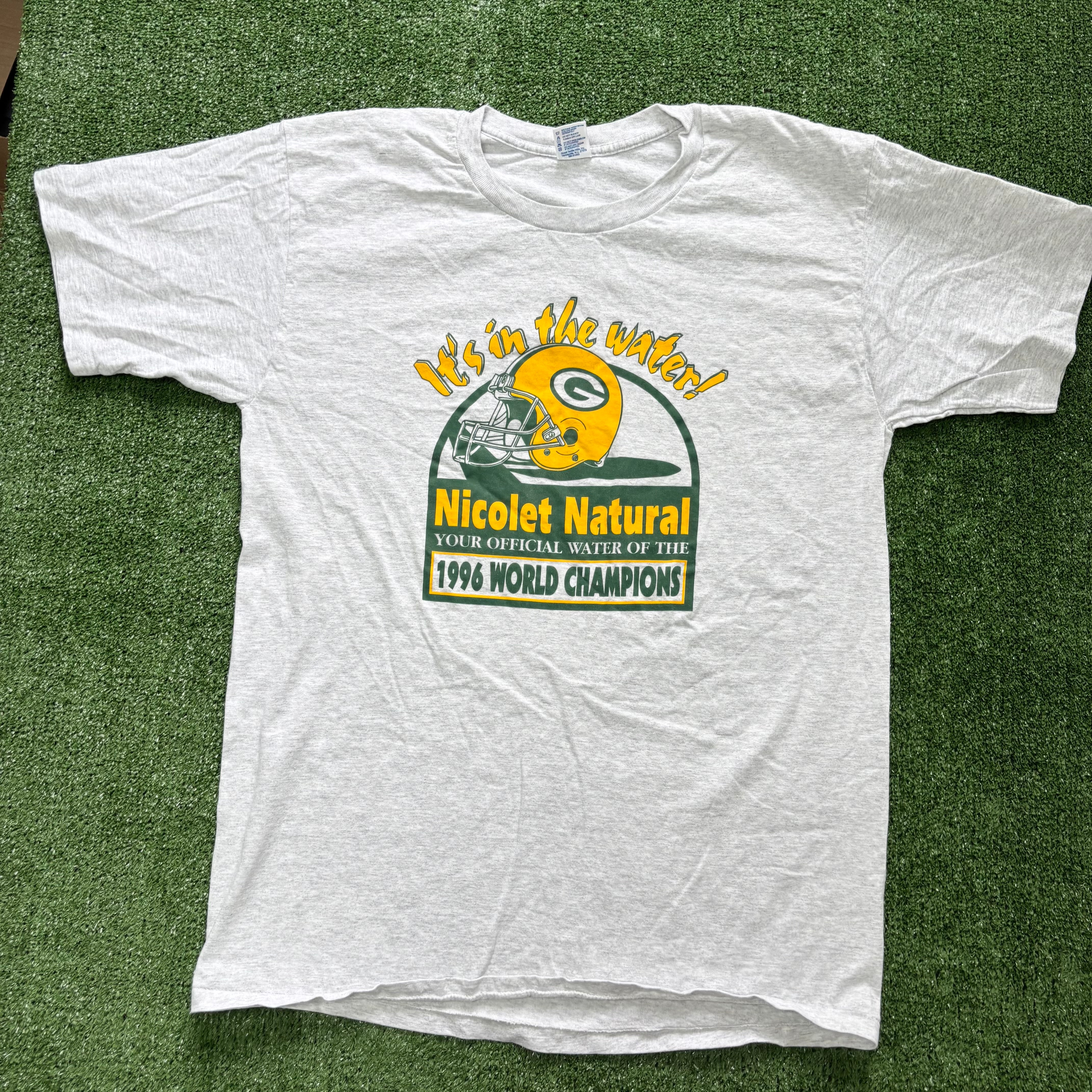 Vintage T Shirt Mens XL Grey Single Stitch Graphic Print 90s USA College (E)