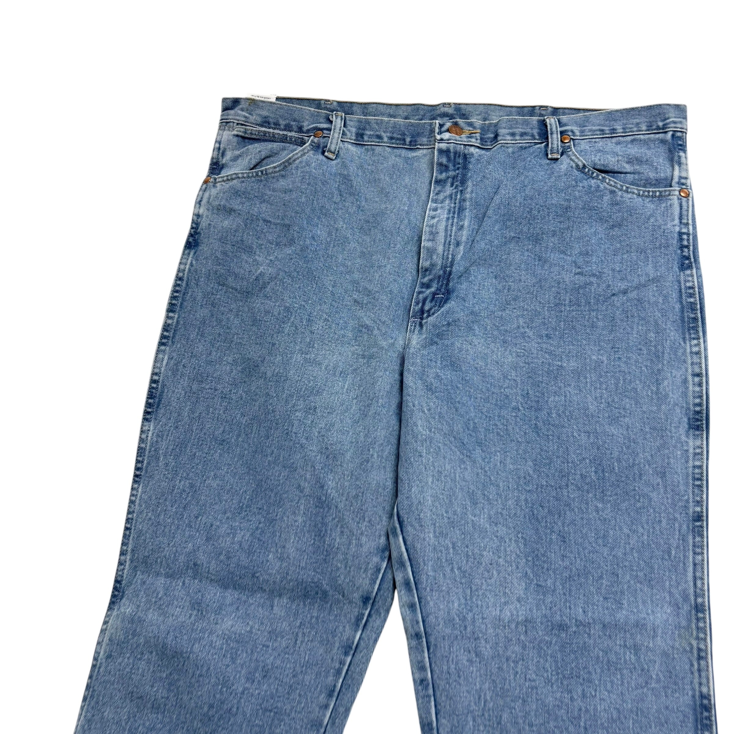 Wrangler Jeans Cowboy Cut W42 L32 Mens Light Blue 936 Slim Fit Denim