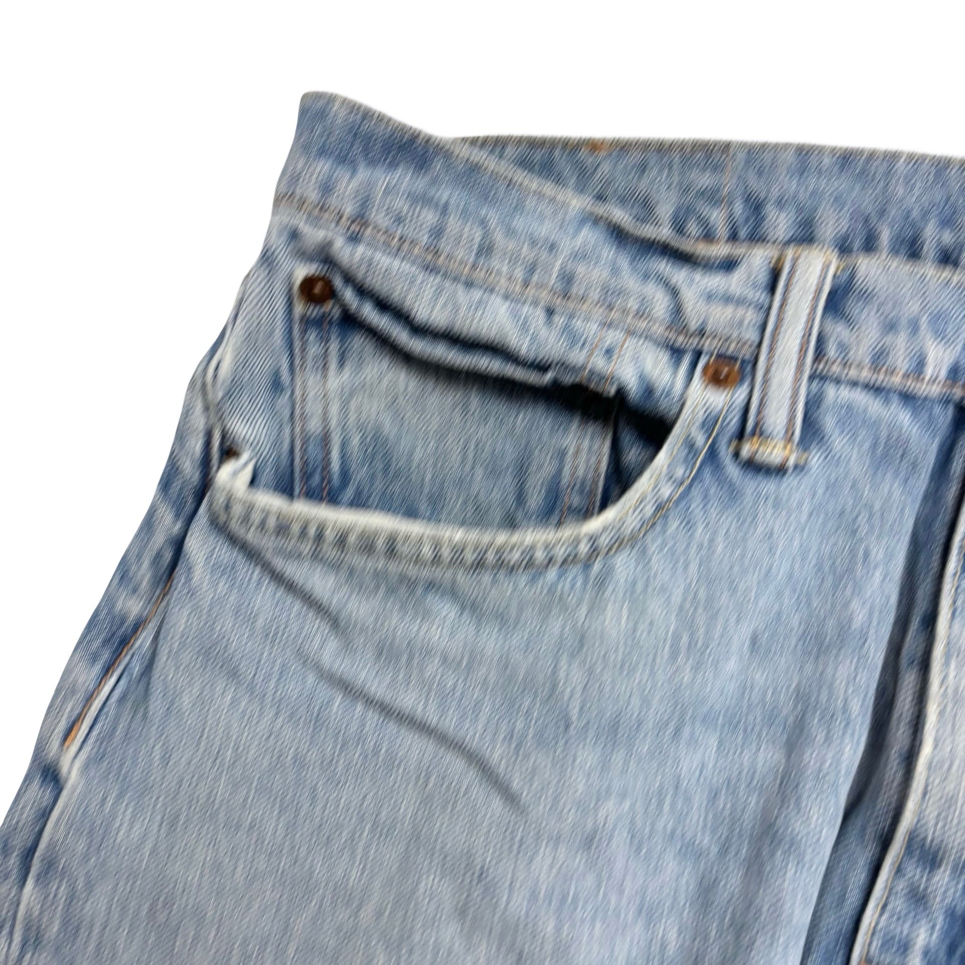 Levis 502 Jeans W31 L32 Mens Light Blue Regular Tapered Fit Stretch Denim