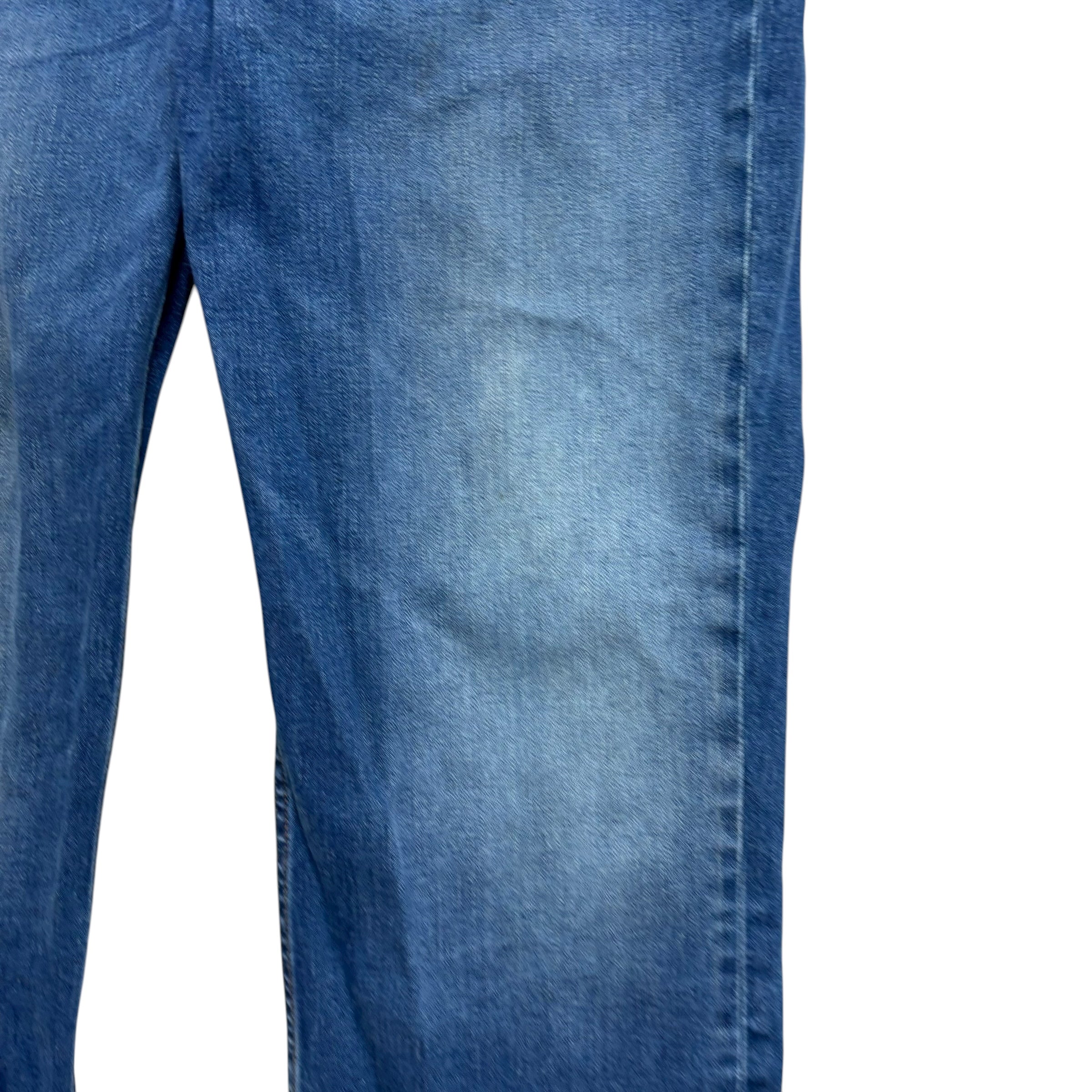 Levis 514 Jeans W36 L32 Mens Mid Blue Regular Straight Fit Stretch Denim