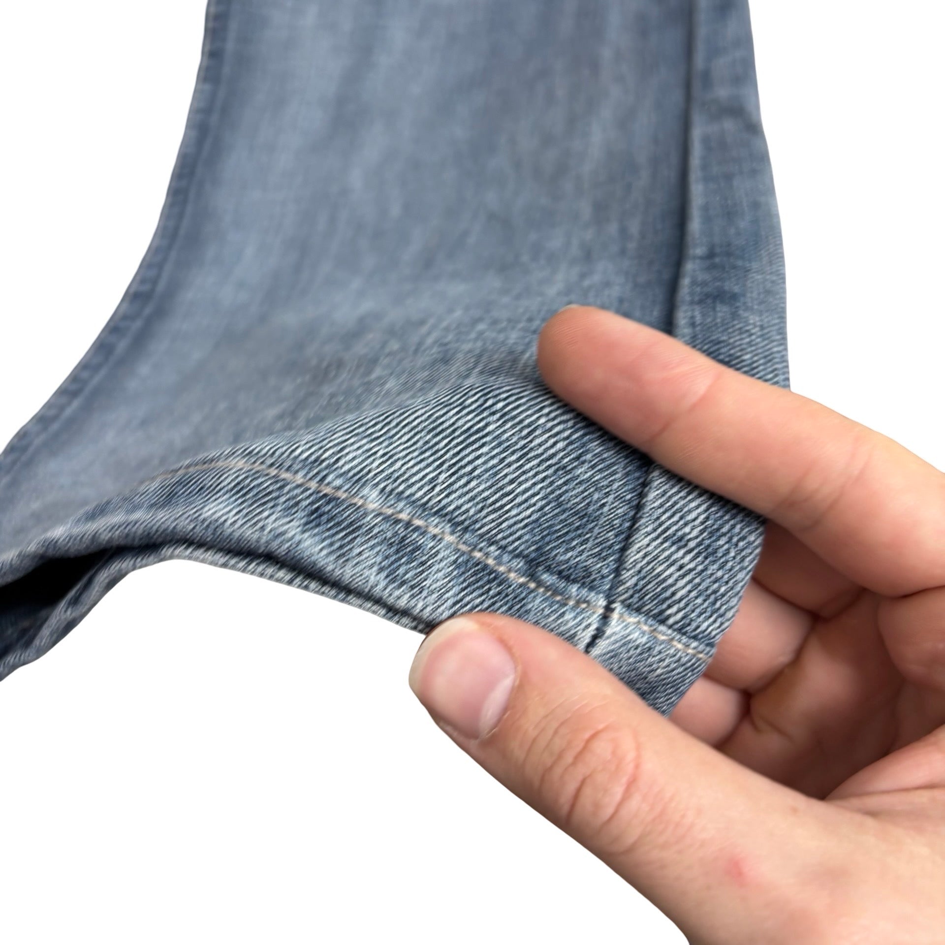 Diesel Roody Jeans W34 L33 Mens Mid Blue Relaxed Straight Fit Denim