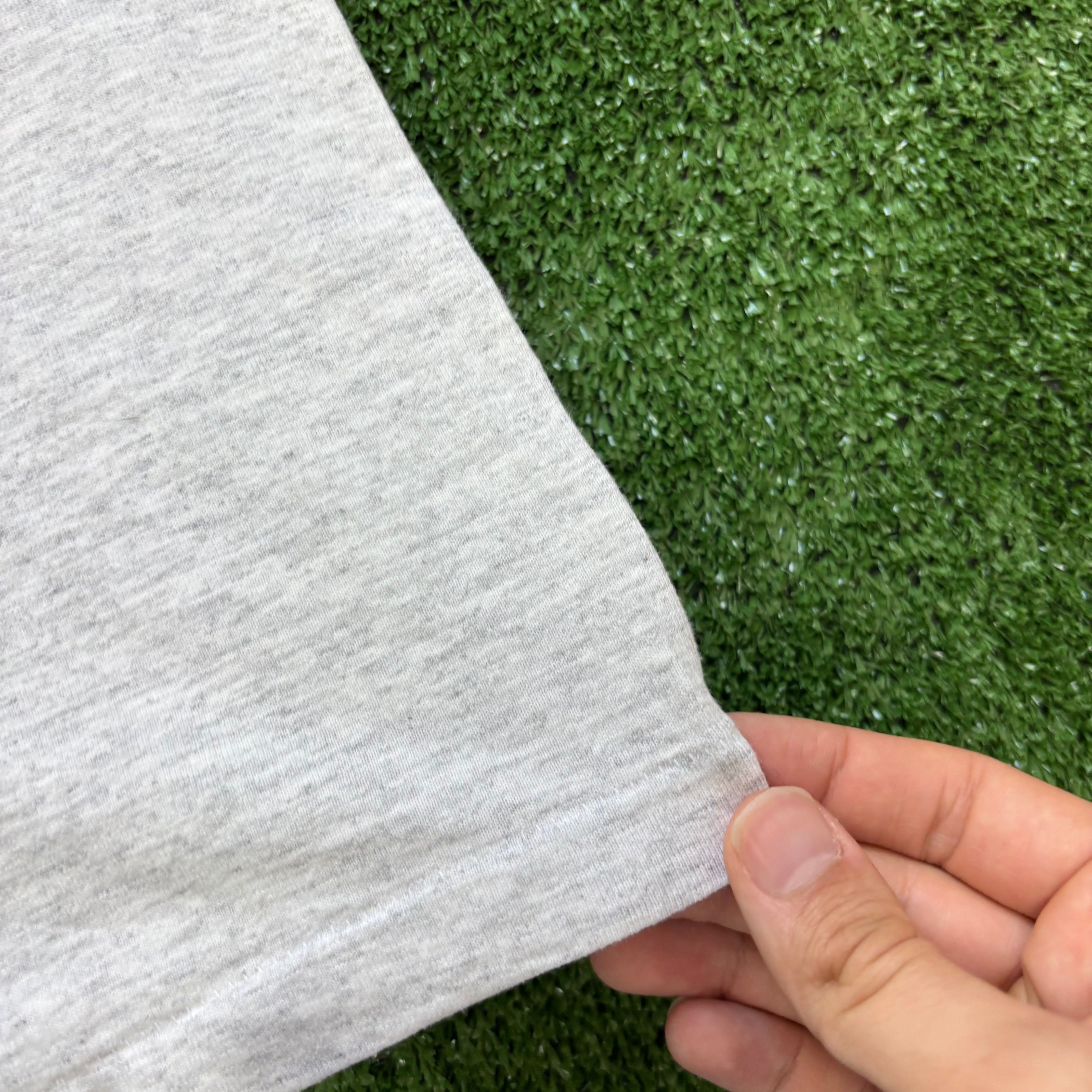 Vintage T Shirt Mens Large Grey Single Stitch Graphic Print 90s College (E)