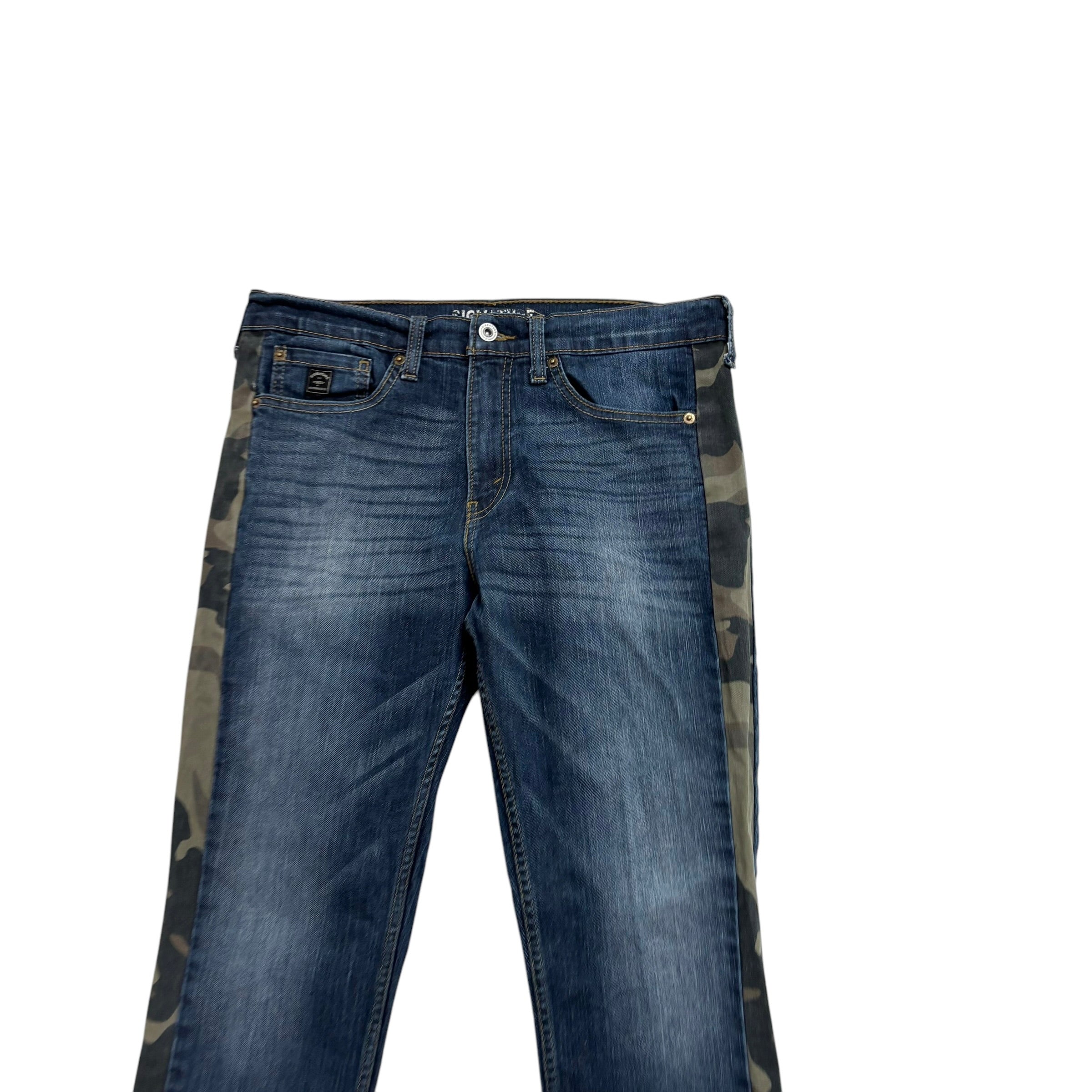 Levis Signature Jeans W32 L32 Mens Dark Blue Slim Straight Fit Stretch Denim (E)