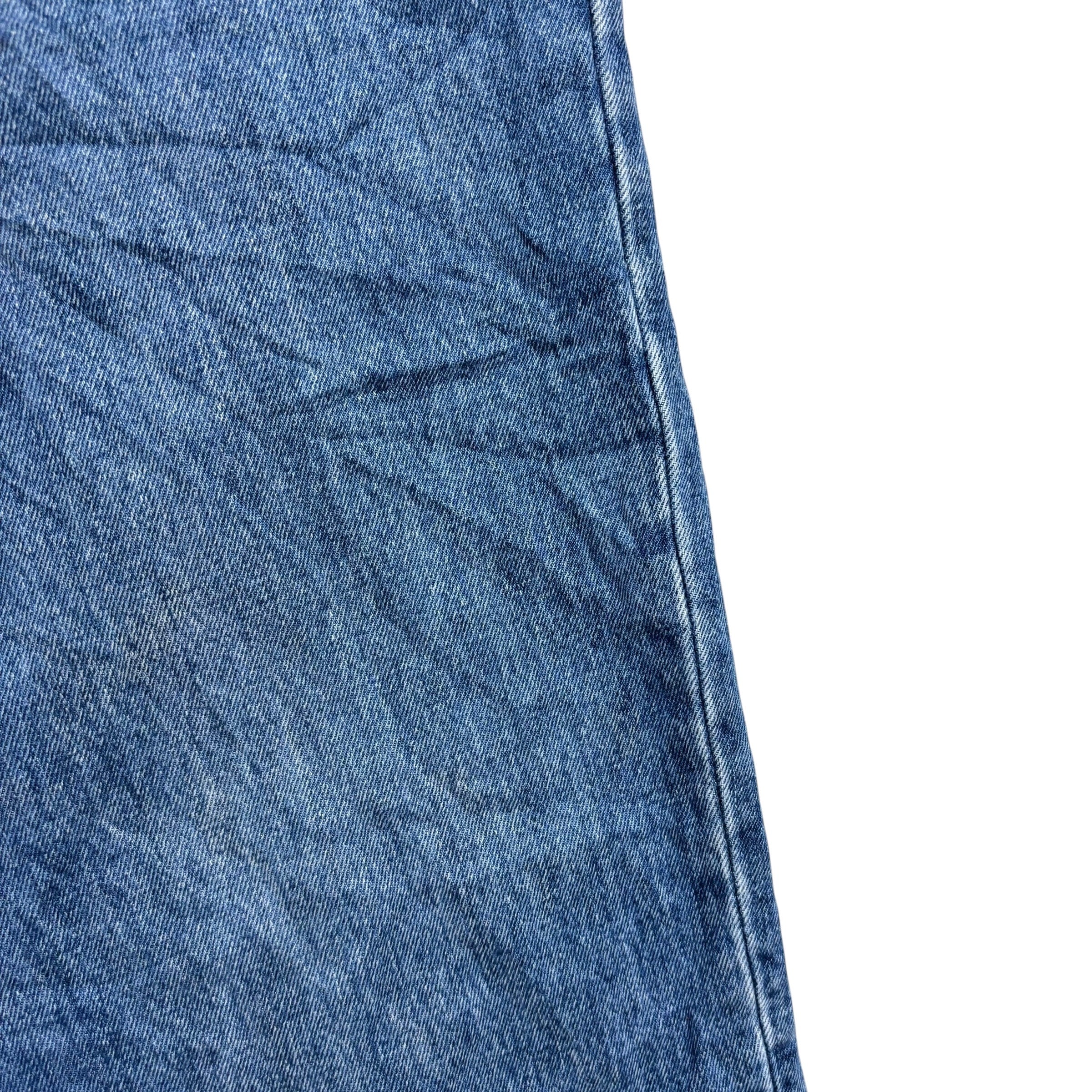 Levis 550 Jeans W38 L30 Mens Mid Blue Baggy Relaxed Straight Fit Denim