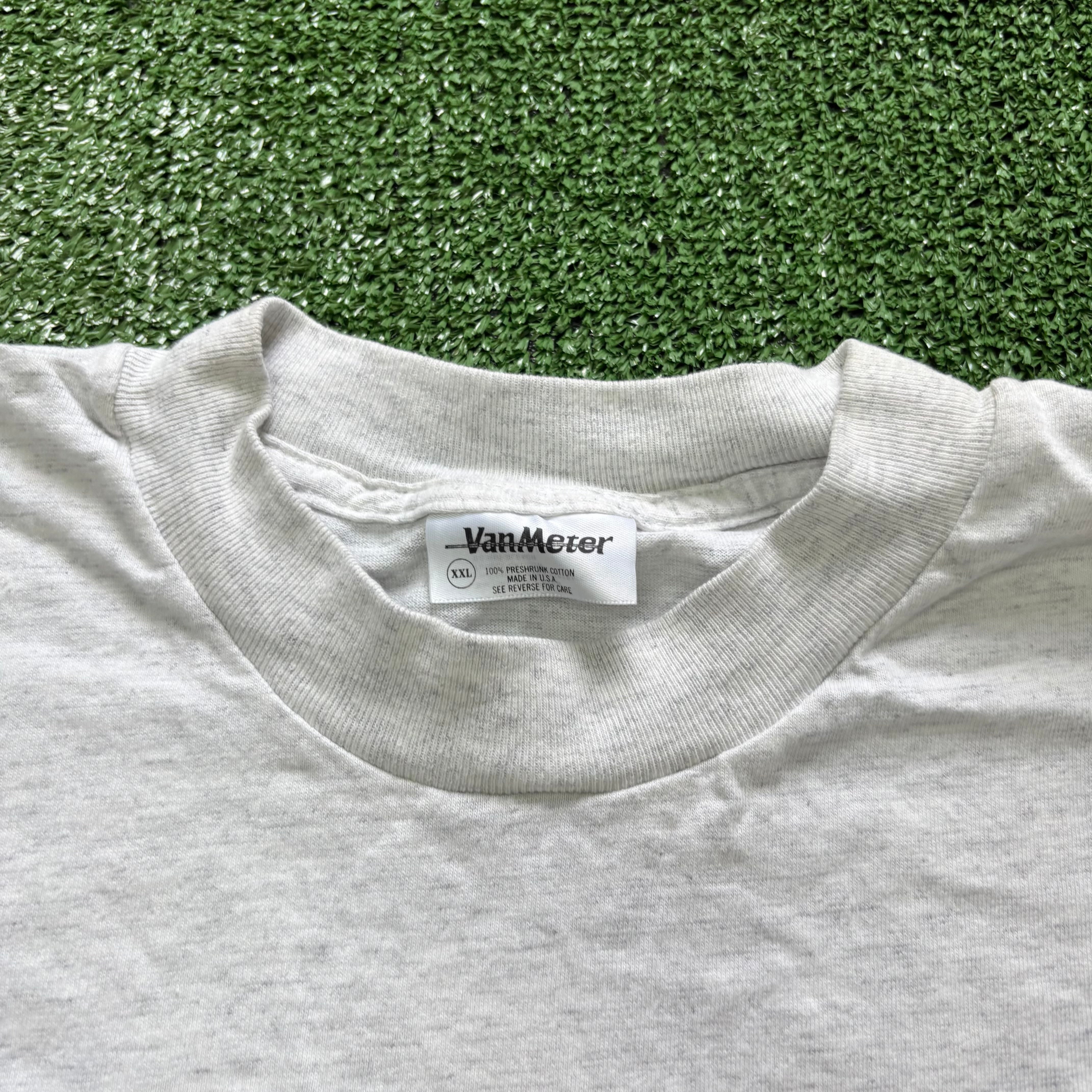 Vintage T Shirt Mens XL Grey Single Stitch Graphic Print 90s USA