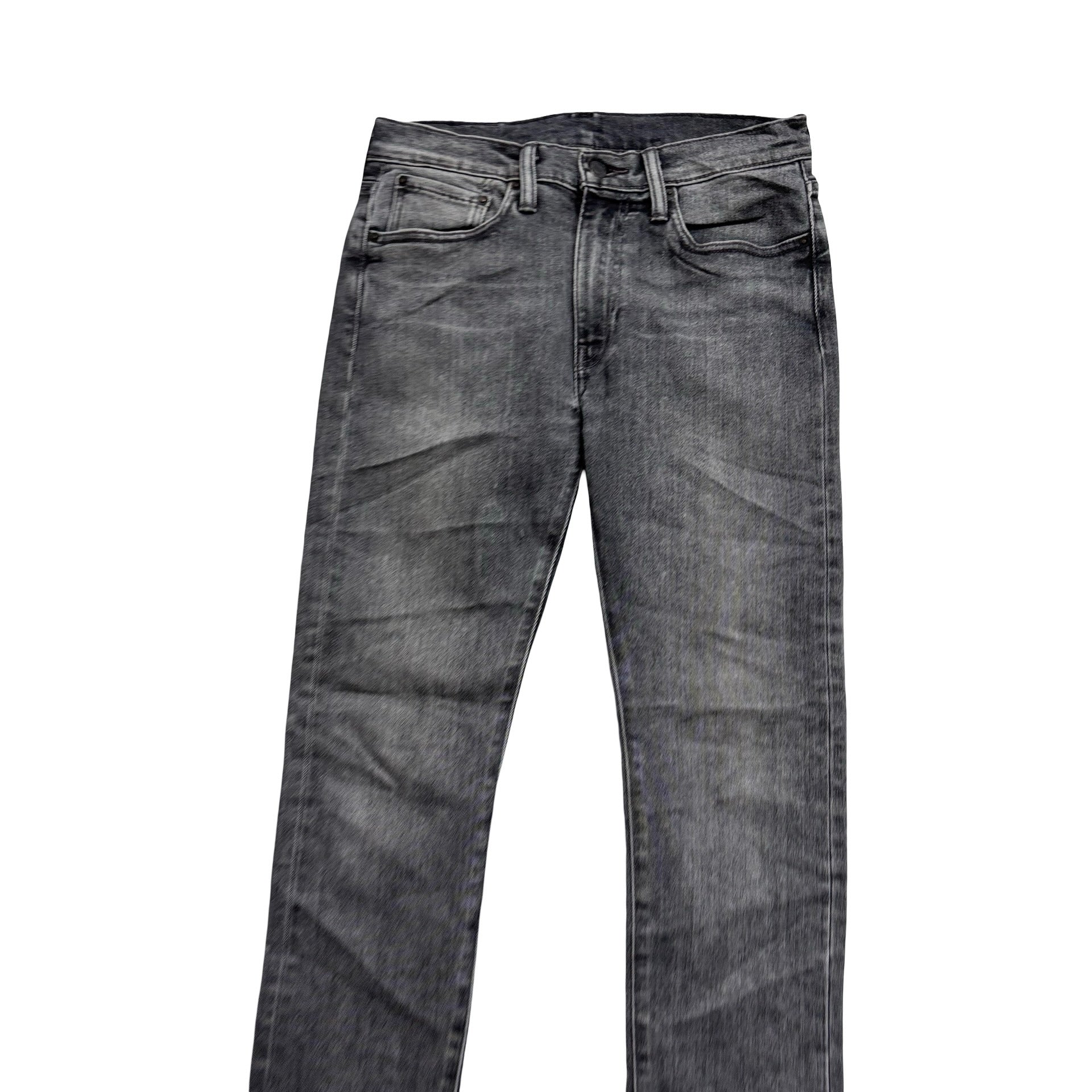 Levis 519 Jeans W30 L32 Mens Grey Super Skinny Fit Stretch Denim (E)