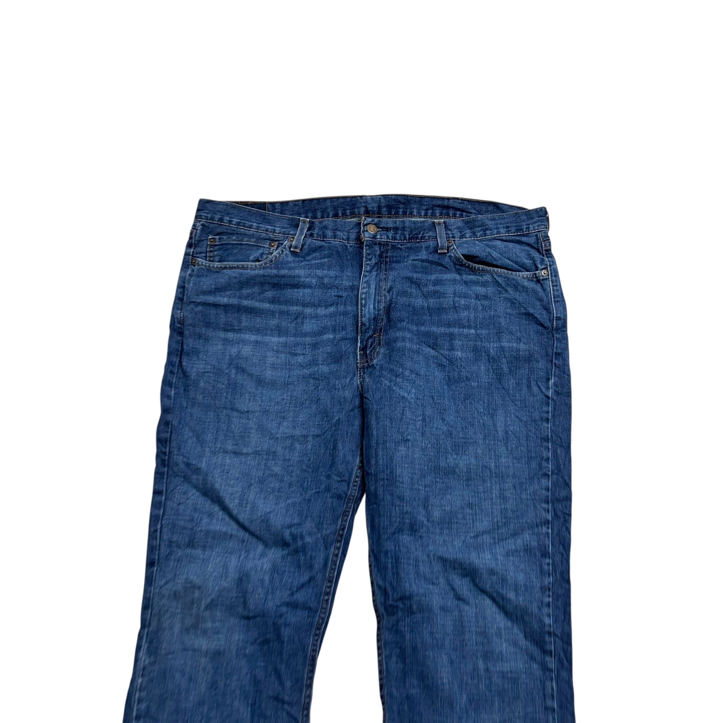 Levis 514 Jeans W40 L32 Mens Mid Blue Regular Straight Fit Denim