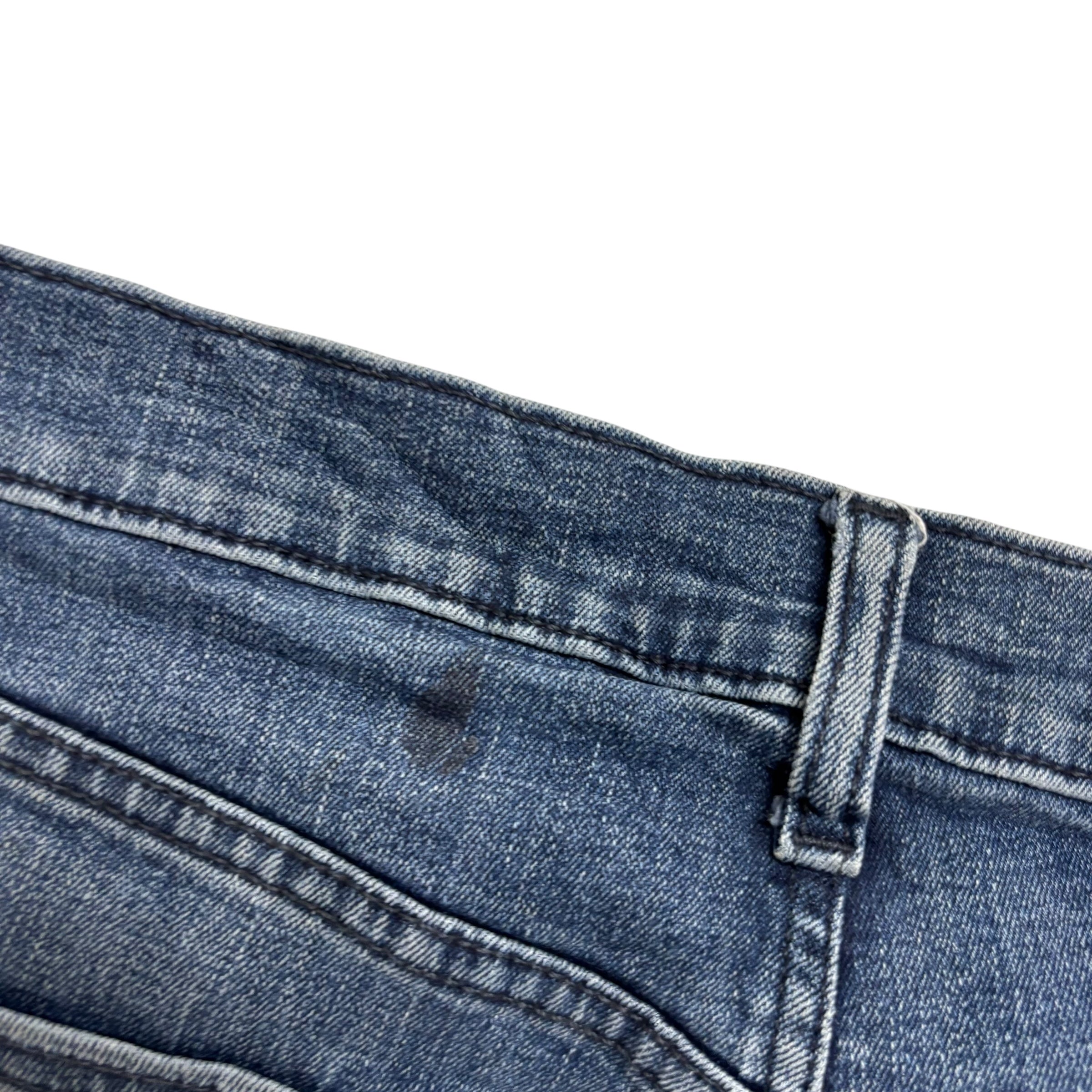 Levis 541 Jeans W33 L32 Mens Navy Blue Athletic Tapered Fit Stretch Denim (F)