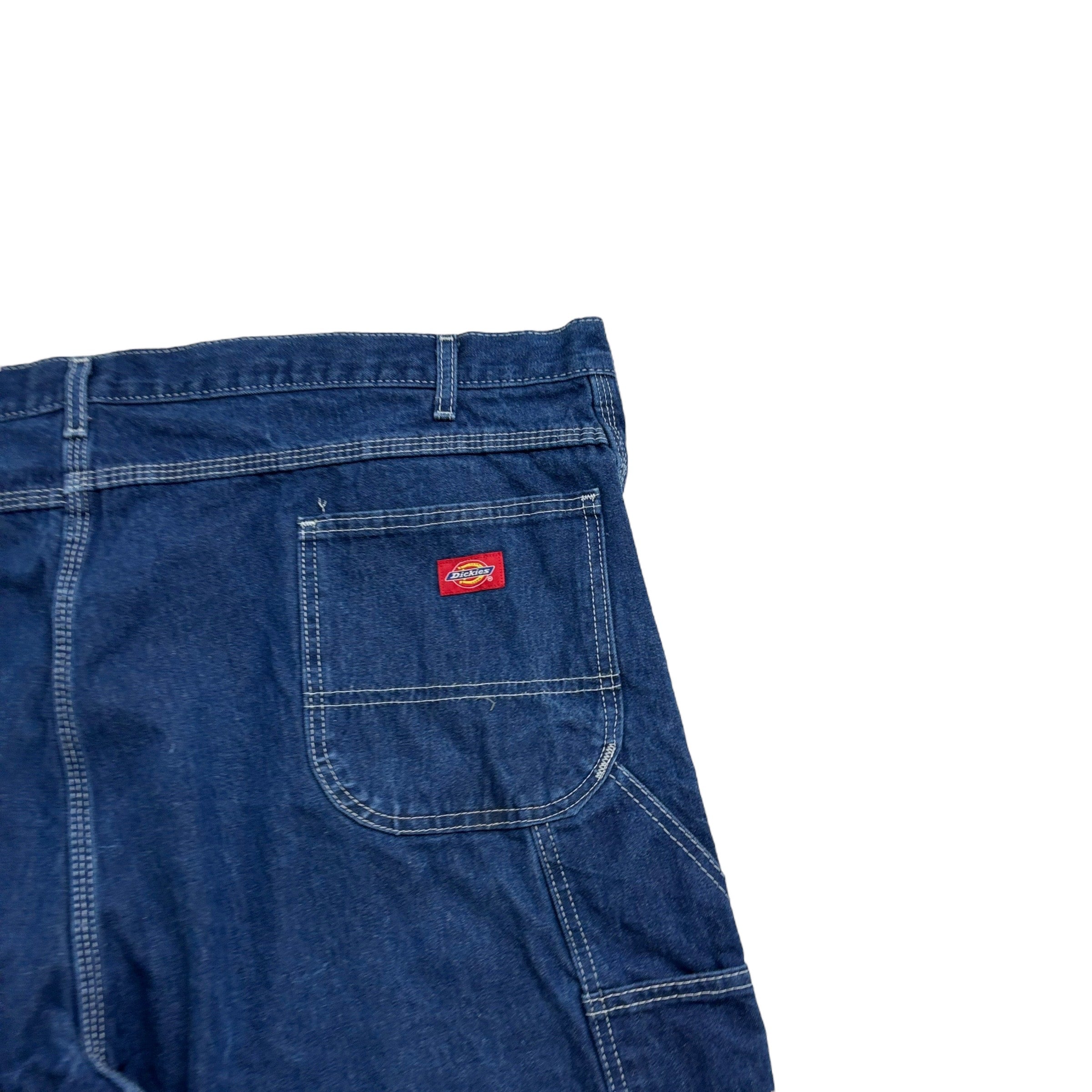 Dickies Carpenter Jeans W48 L27 Mens Dark Blue Relaxed Straight Fit Pants