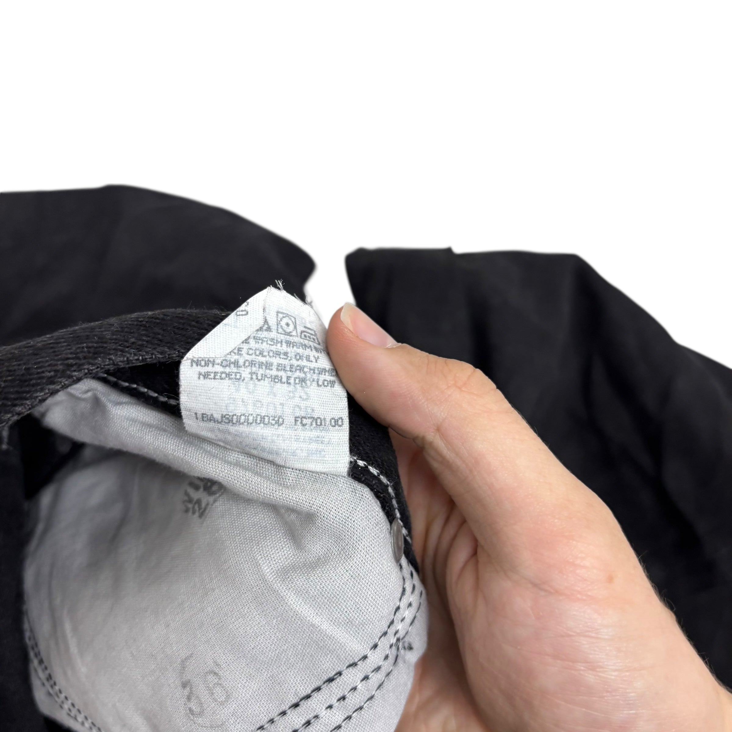 Wrangler Jeans W40 L32 Mens Black Baggy Relaxed Straight Fit Vintage Denim (E)