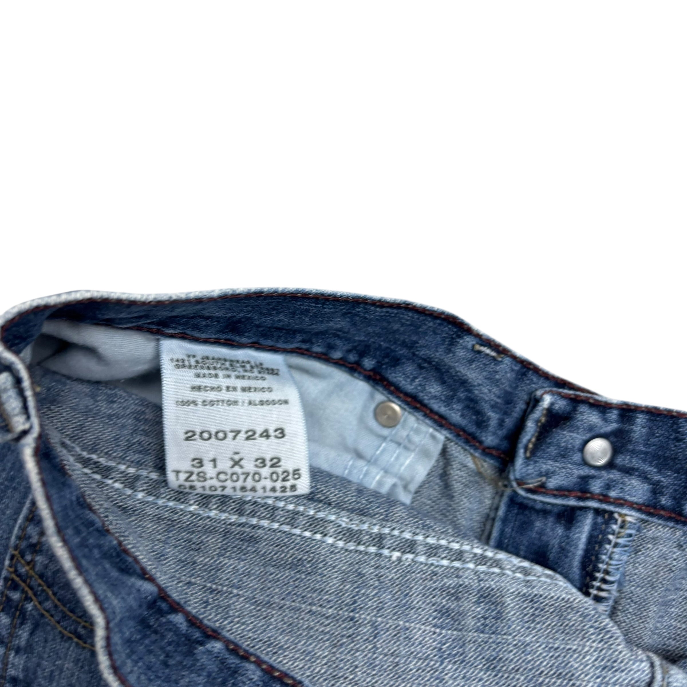 Lee Jeans W30 L27 Mens Mid Blue Regular Straight Fit Vintage Denim (E)