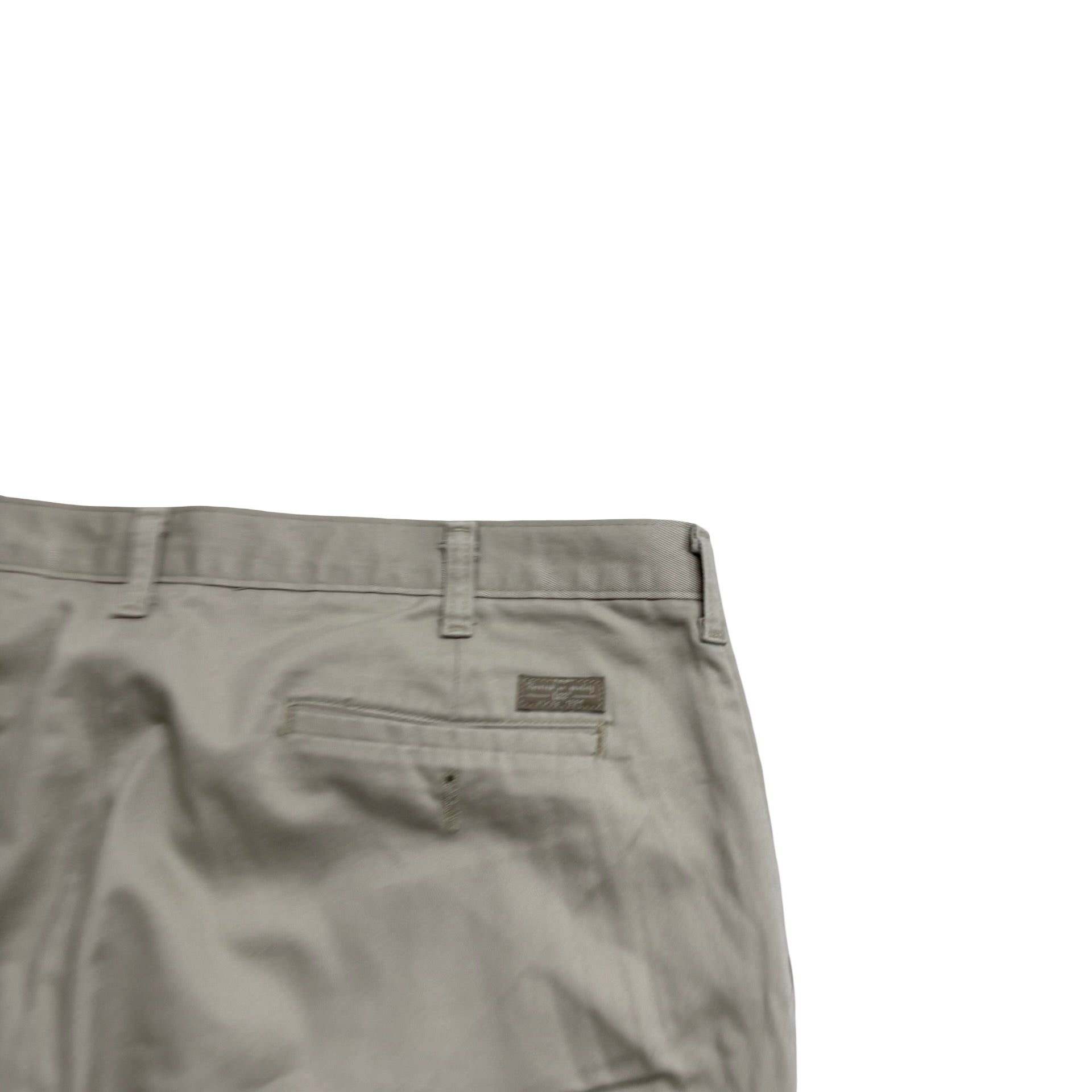 Lee Trousers W40 L30 Mens Beige Relaxed Straight Fit Vintage Pants (E)