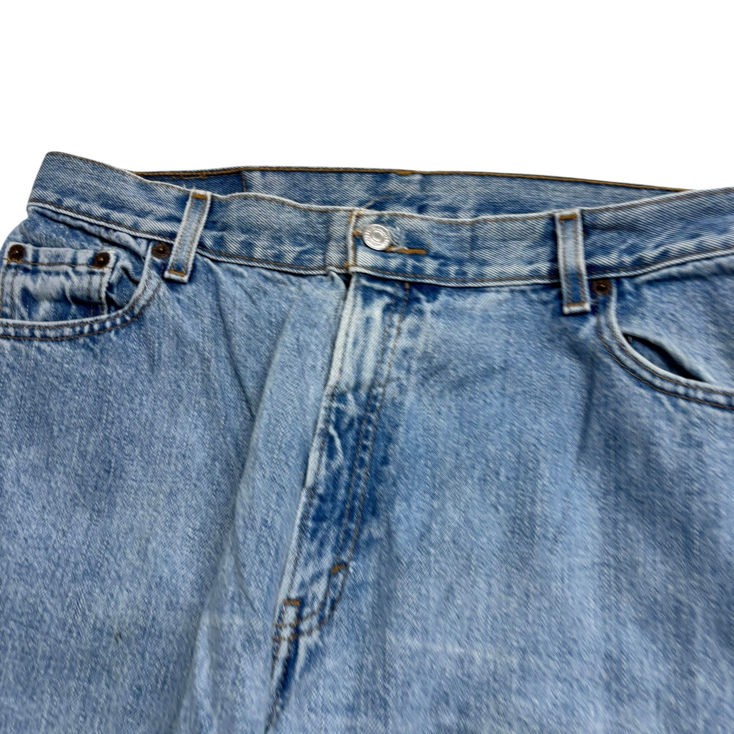 Levis 550 Jeans W33 L31 Womens Light Blue Relaxed Tapered Fit Vintage
