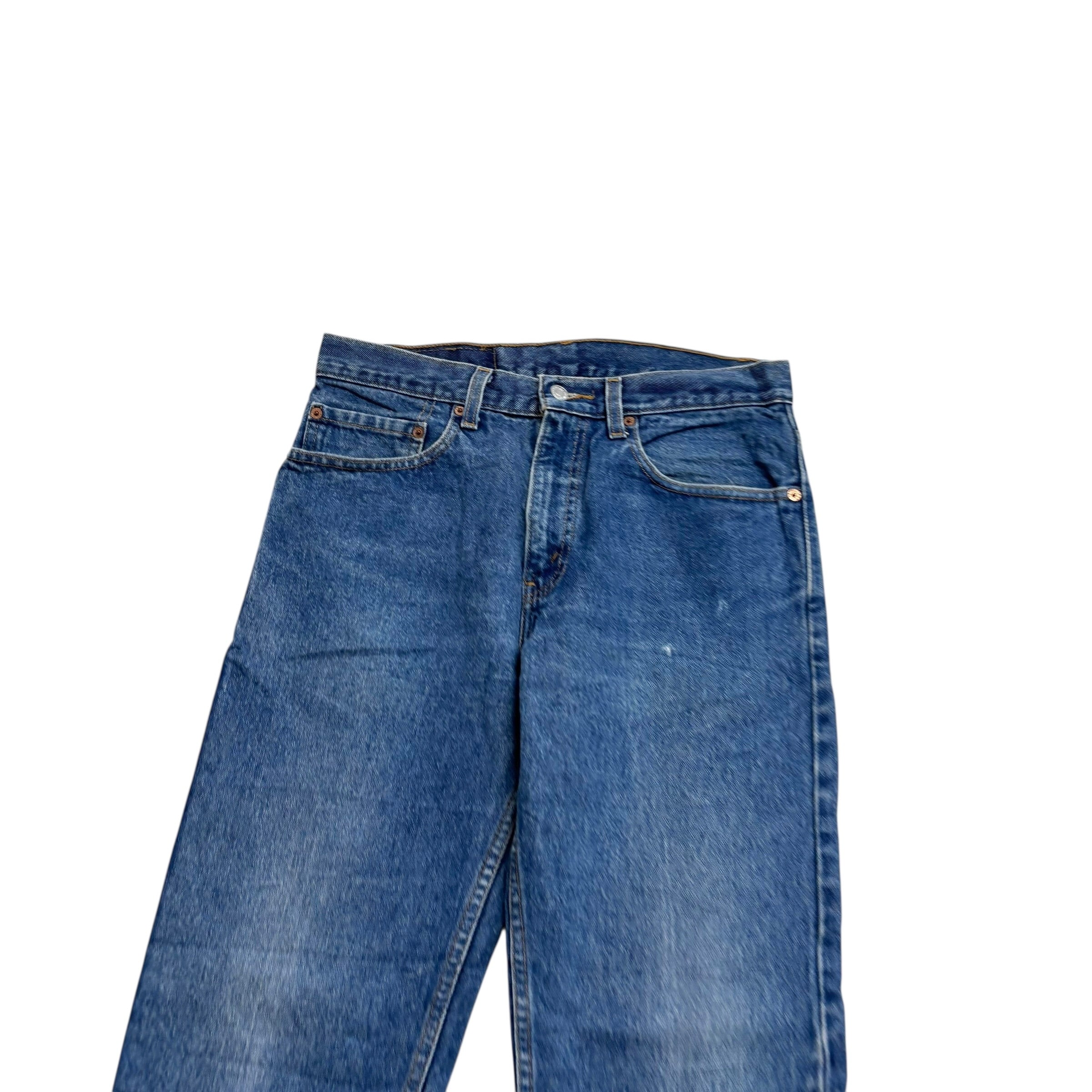 Levis 505 Jeans W31 L30 Mens Mid Blue Regular Straight Fit Vintage Denim 90s