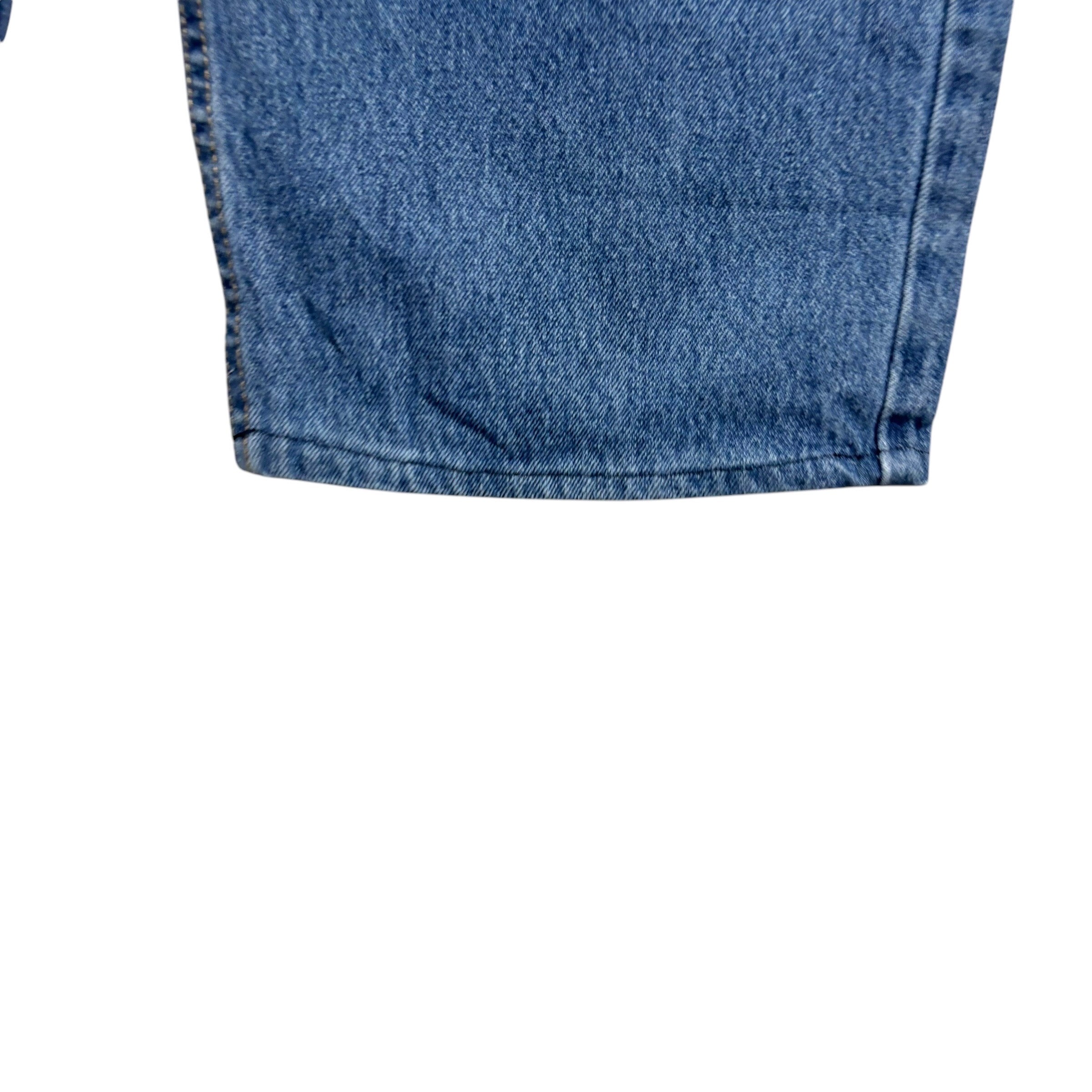 Levis 550 Jeans W36 L25 Mens Mid Blue Baggy Relaxed Straight Fit Denim (E)