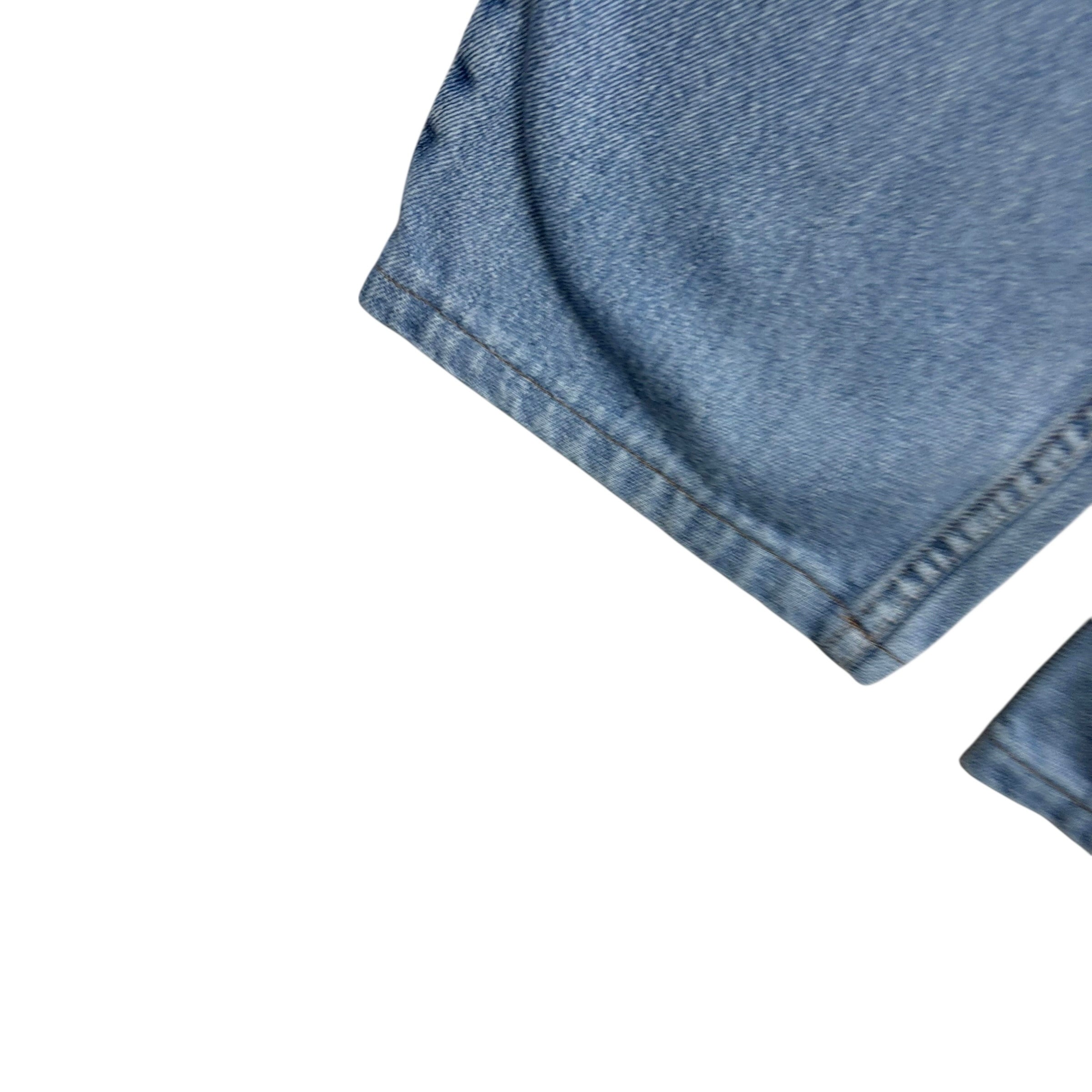 Levis 516 Jeans W34 L27 Mens Light Blue Regular Straight Fit Vintage Denim (E)