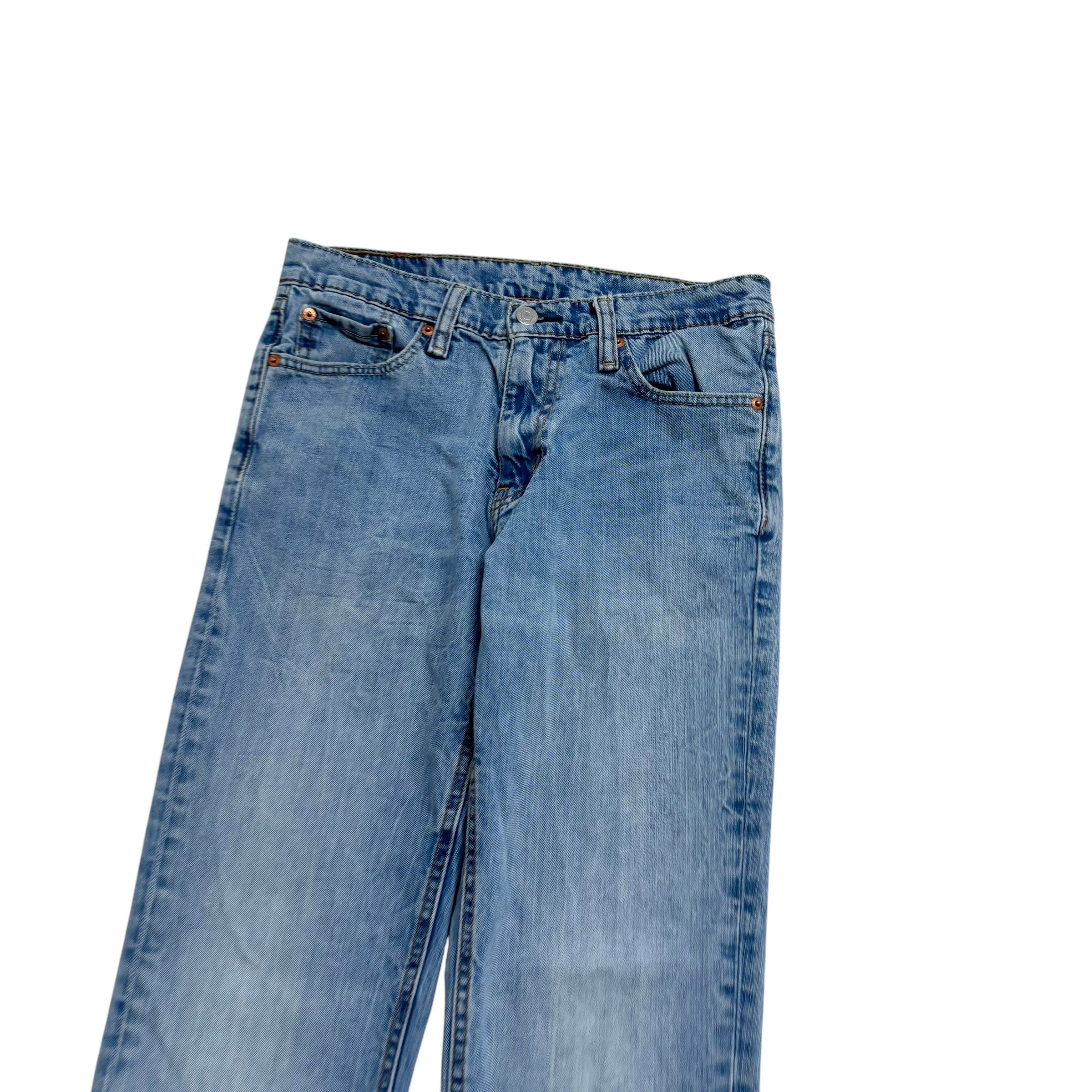 Levis 541 Jeans W29 L31 Mens Light Blue Athletic Tapered Fit Stretch Denim