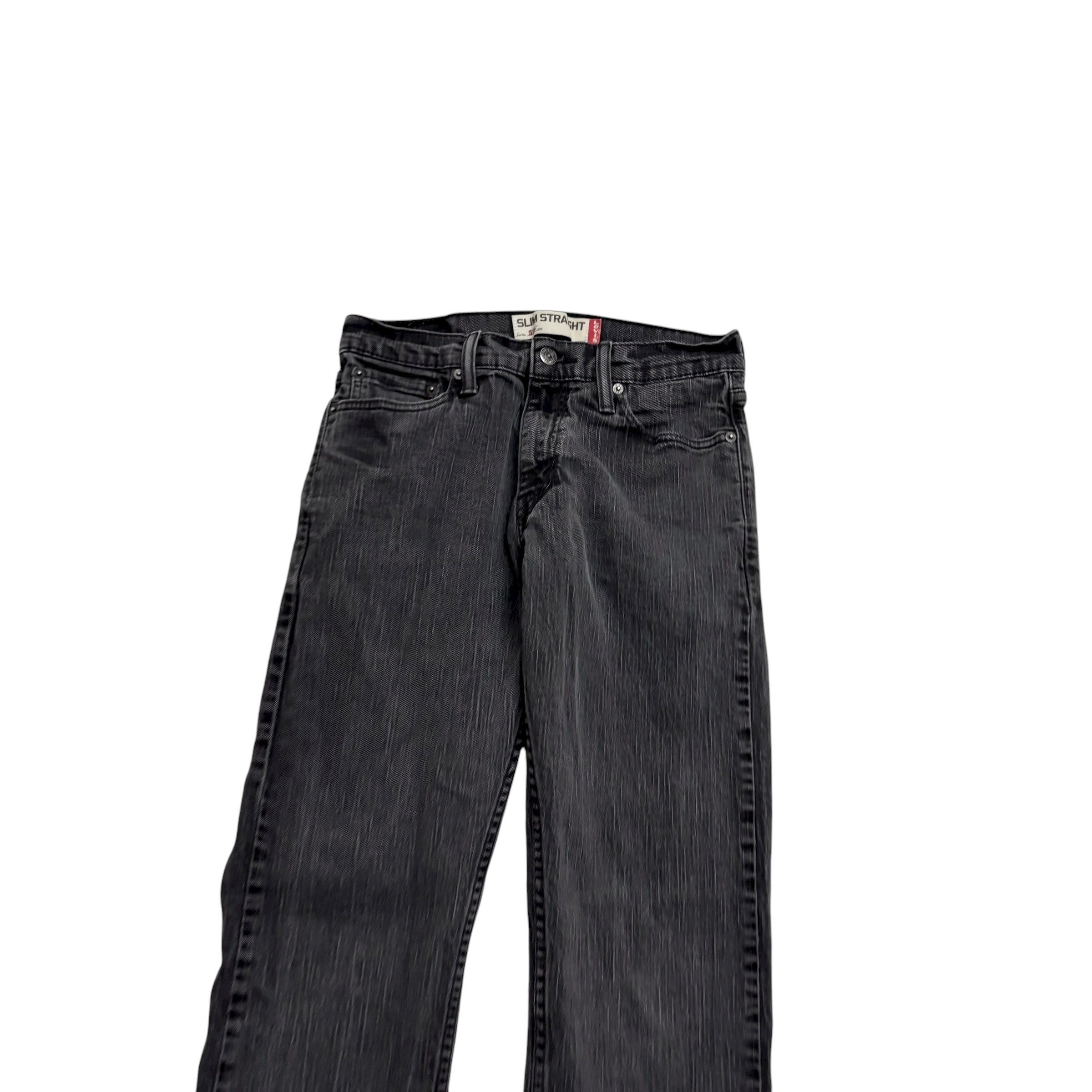 Levis 514 Jeans W29 L32 Mens Black Slim Straight Fit Stretch Denim